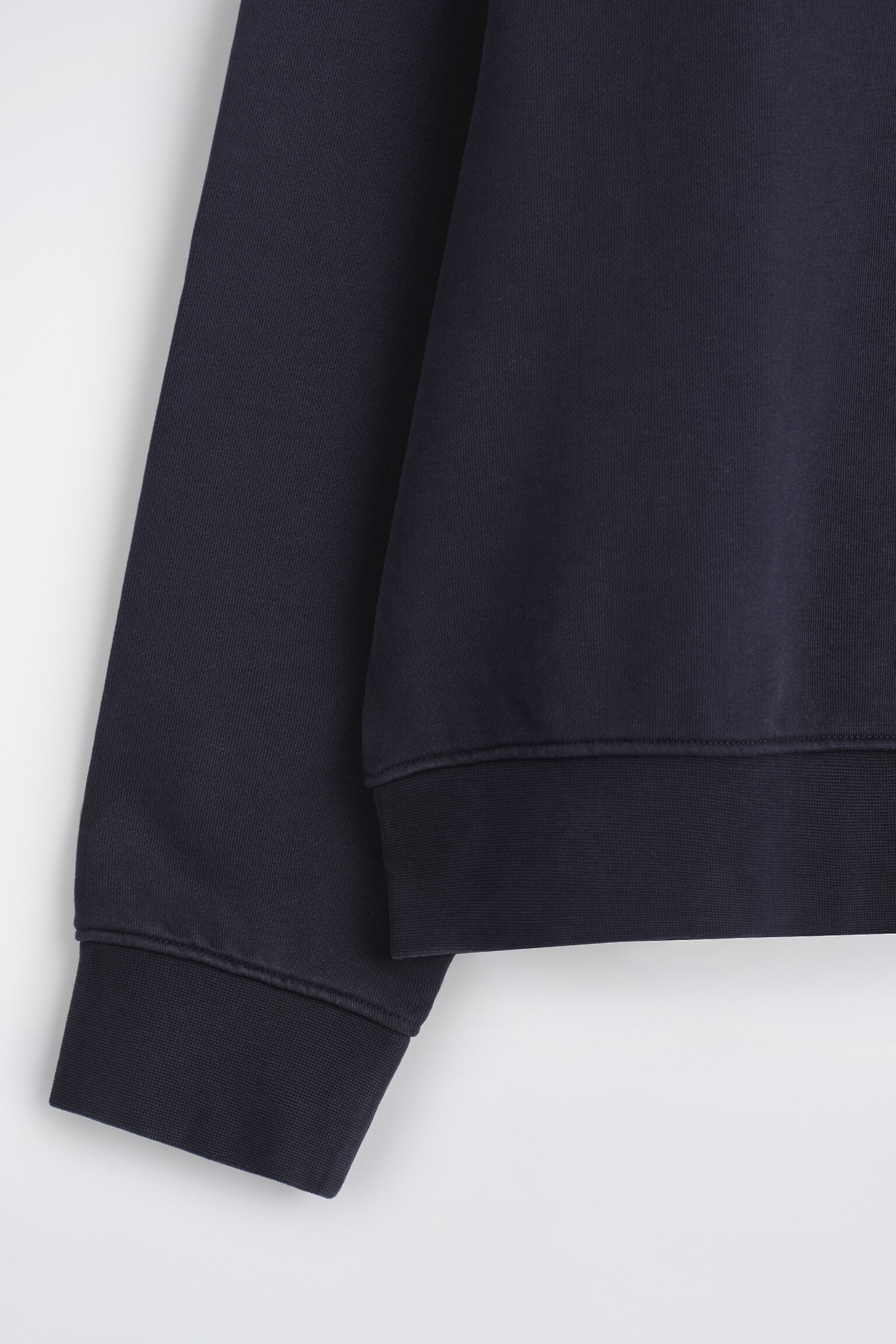 WASHED-COTTON SWEATSHIRT - NAVY/WHITE/LIGHT GREEN - 4