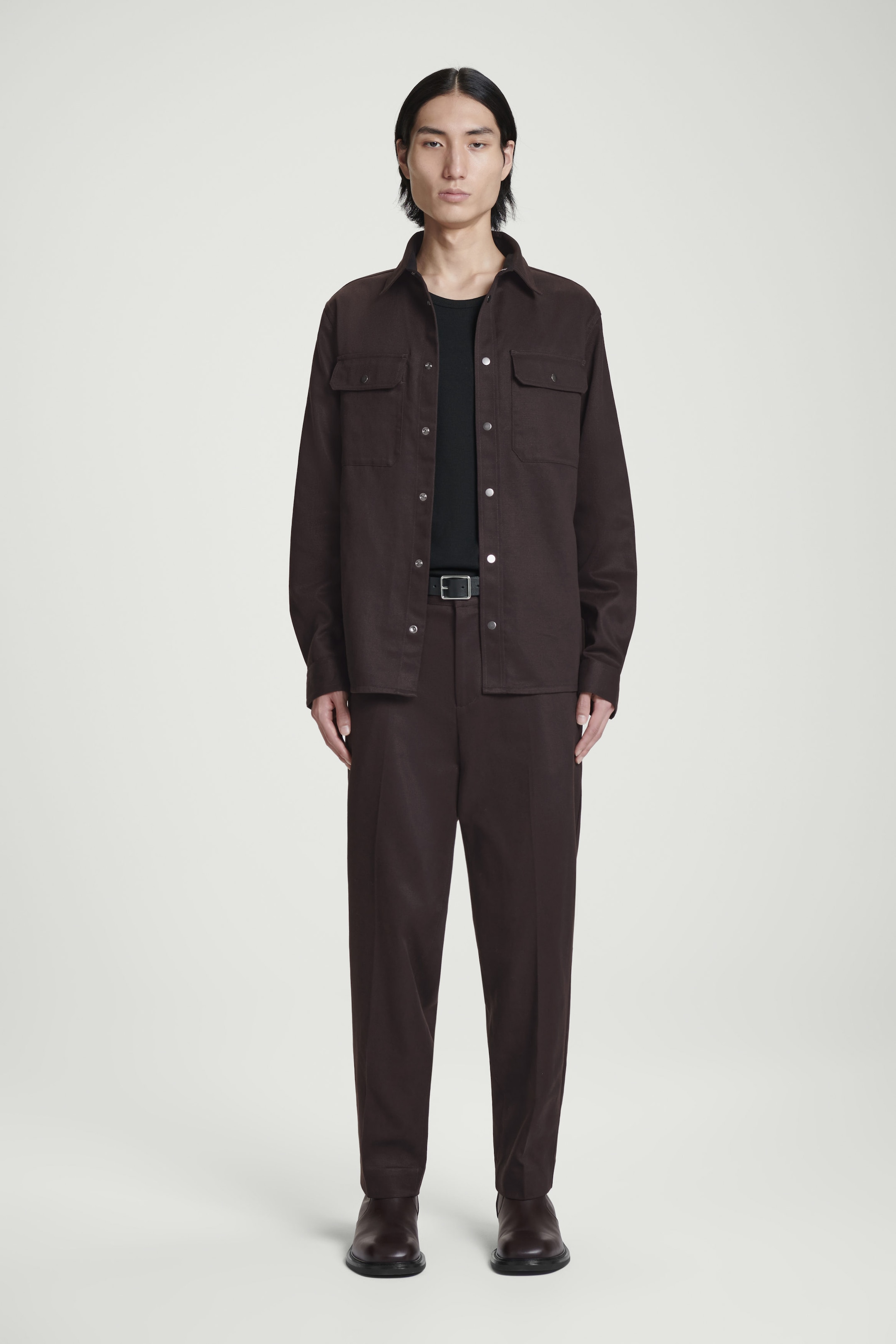 TWILL UTILITY OVERSHIRT