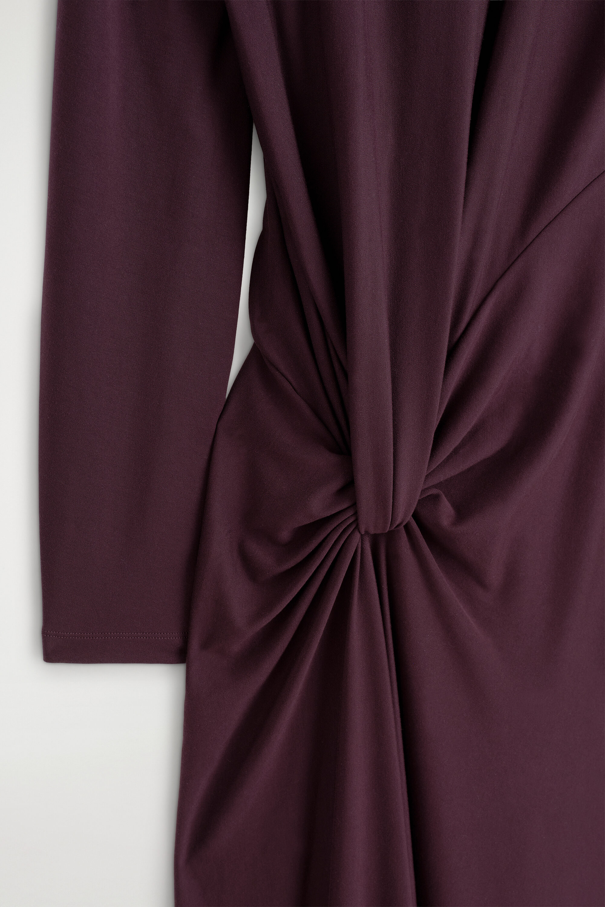 DRAPED TWIST-DETAIL MIDI DRESS thumbnail 7