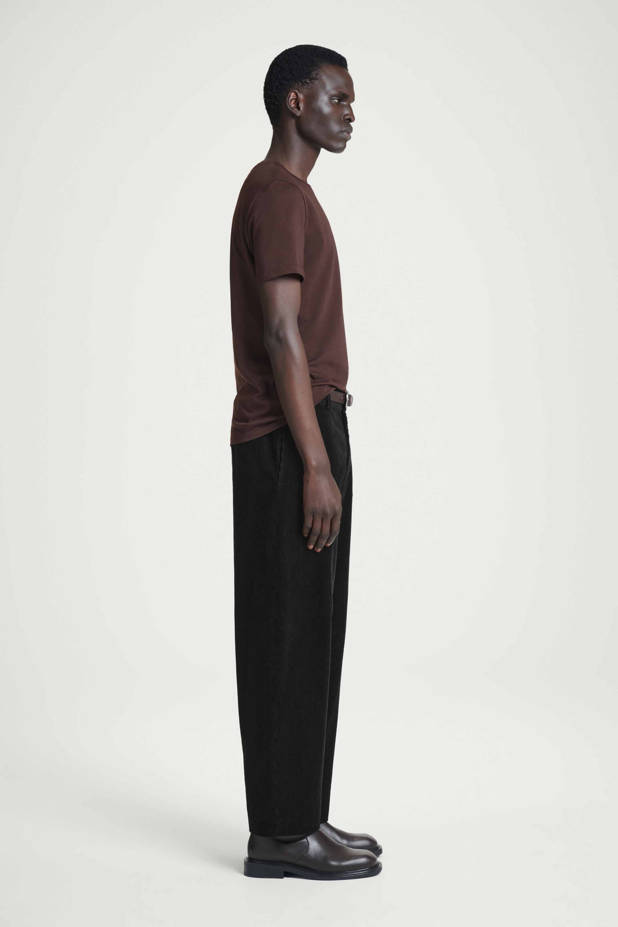 View larger image: REGULAR COTTON T-SHIRT - BROWN - Men | H&M GB 3