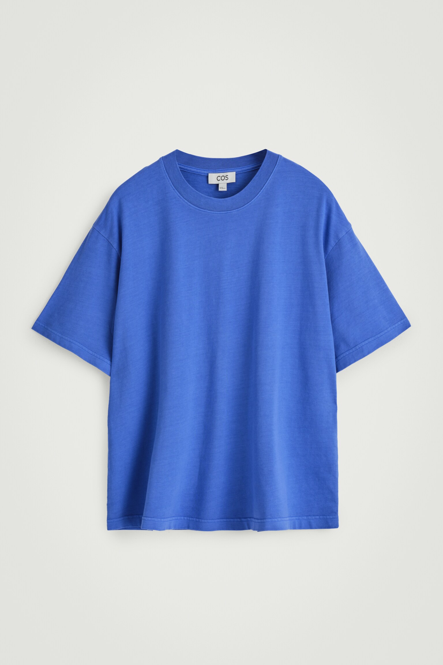 T-SHIRT DÉCONTRACTÉ EN COTON LÉGER - BLEU/BLANC/NOIR/BLEU MARINE/BLEU FONCÉ/BLANC/GRIS CLAIR/VERT - 2