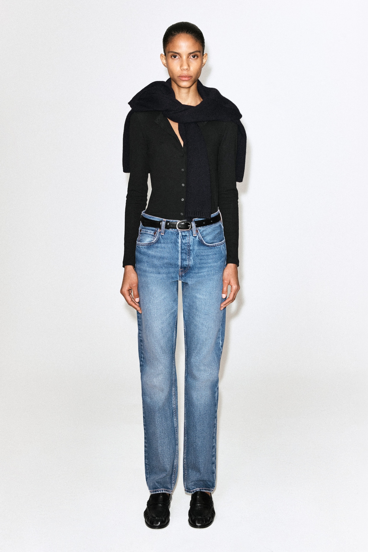 PIPELINE SLIM-LEG JEANS — BLUE