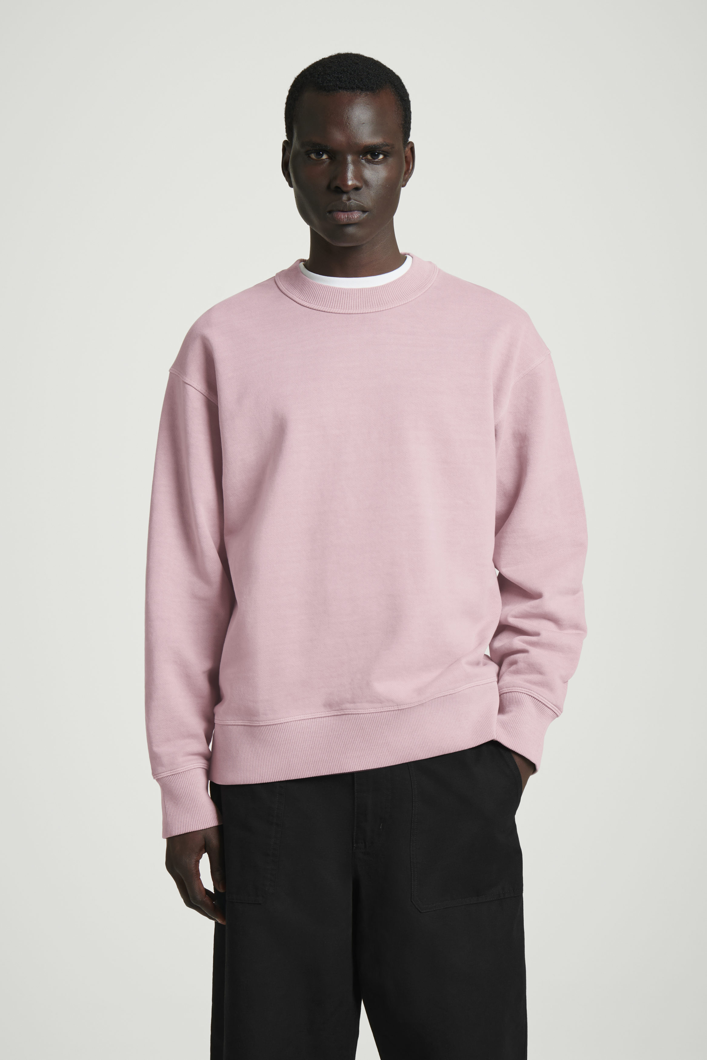 売れ筋商品|||エックスレイ ニット&セーター アウター レディース Men's Basic Crewneck Pullover Midweight Sweater Light Pink Gildan Men's Fleece Crewneck Sweatshirt, G18000(Light Pink