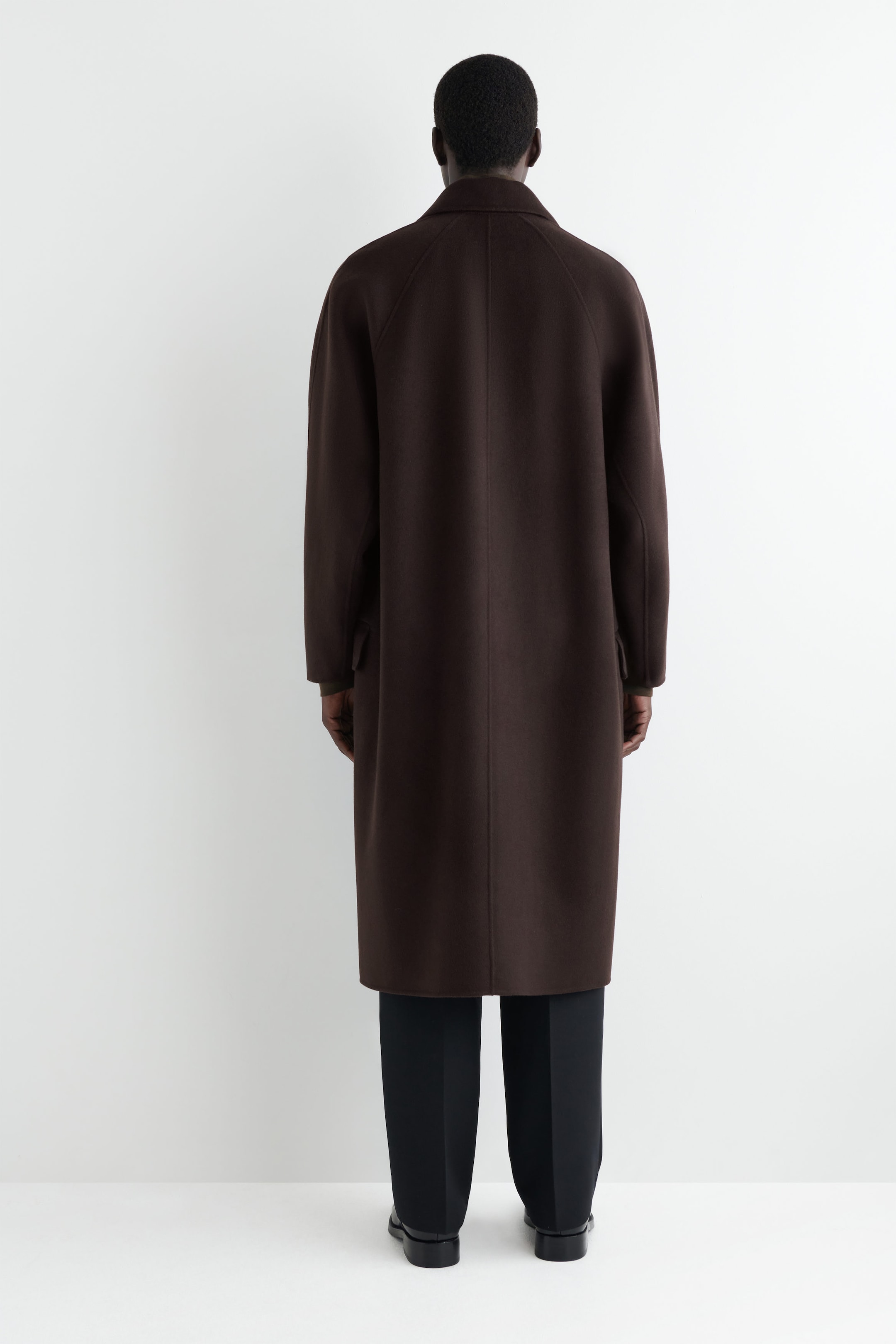 DOUBLE-FACED WOOL CAR COAT