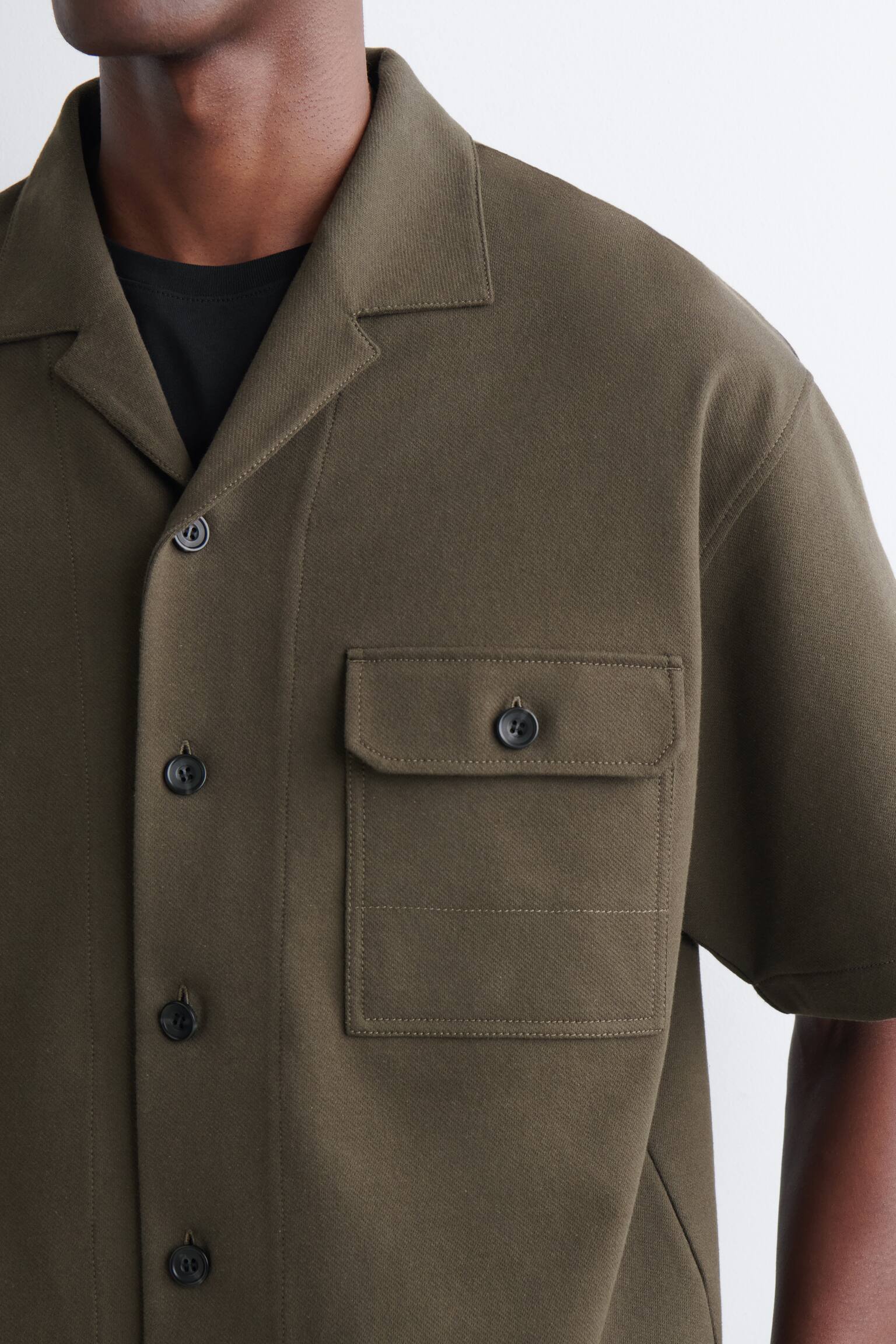 Utilitair katoenen overhemd - BRUIN - 7