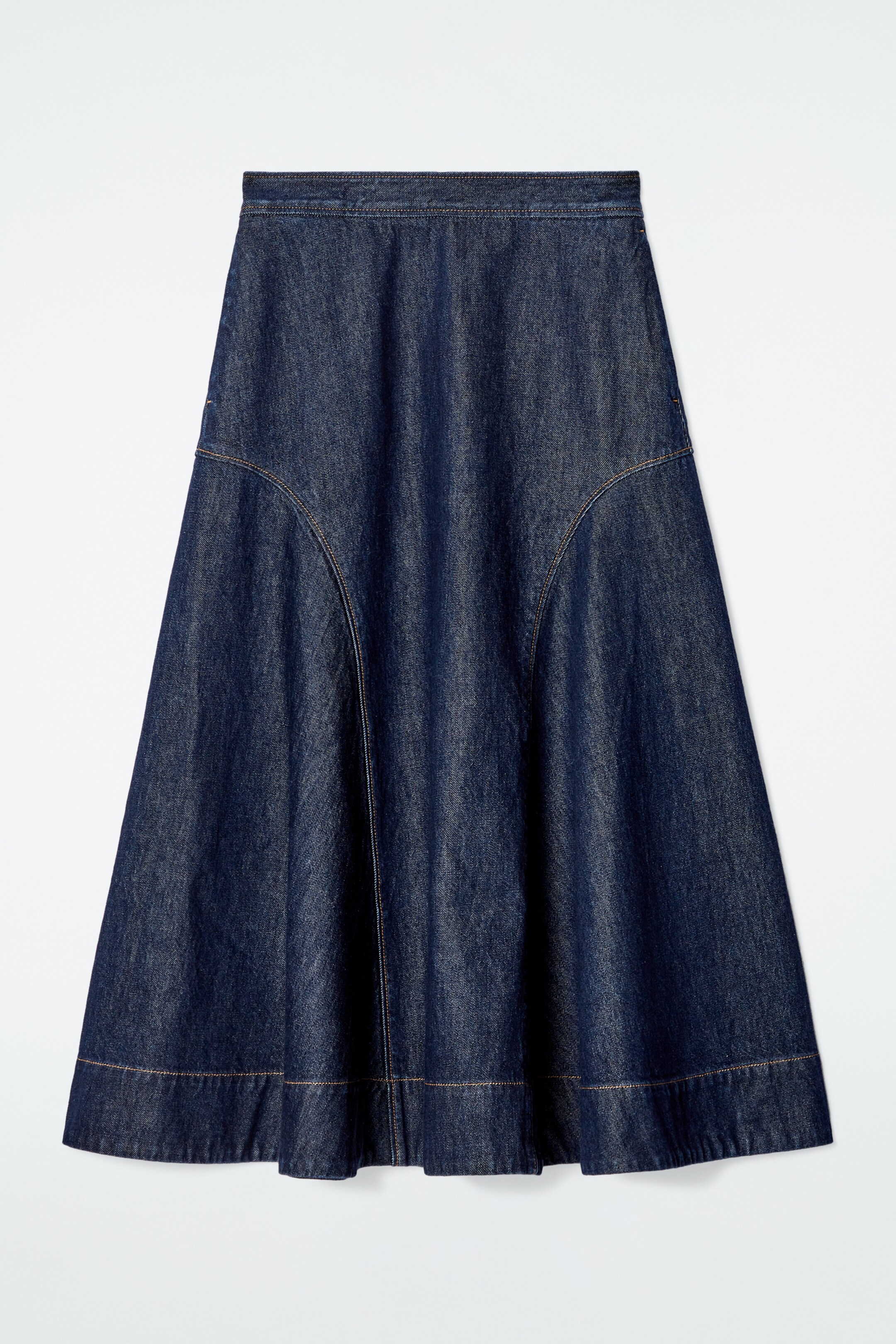 Προβολή μεγαλύτερης εικόνας: ΦΟΥΣΤΑ MIDI A-LINE ΑΠΟ RAW DENIM - ΩΜΟ ΙΝΤΙΓΚΟ - Ladies | H&M GR 6