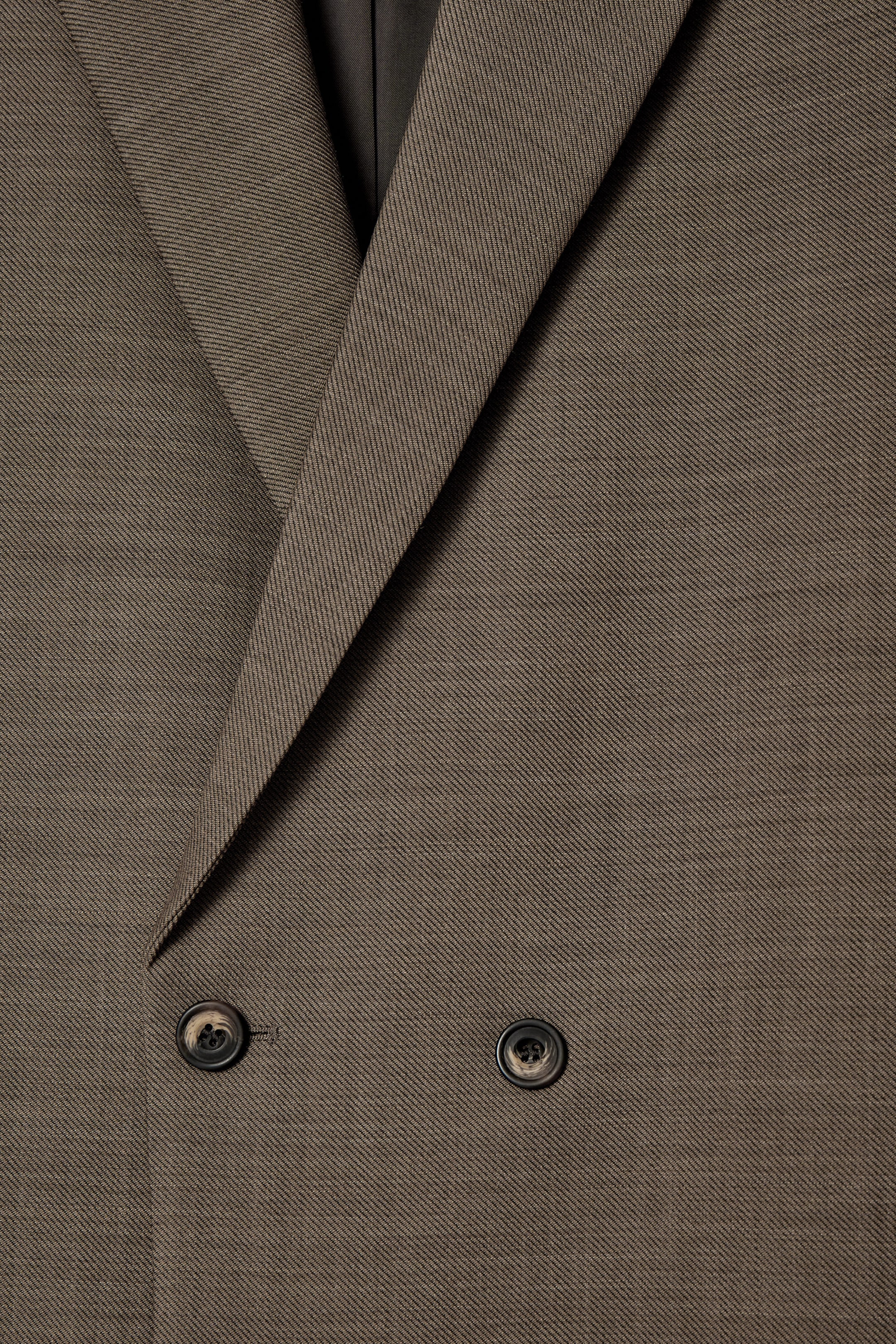 BLAZER DOPPIOPETTO MISTO LANA DAL TAGLIO RILASSATO