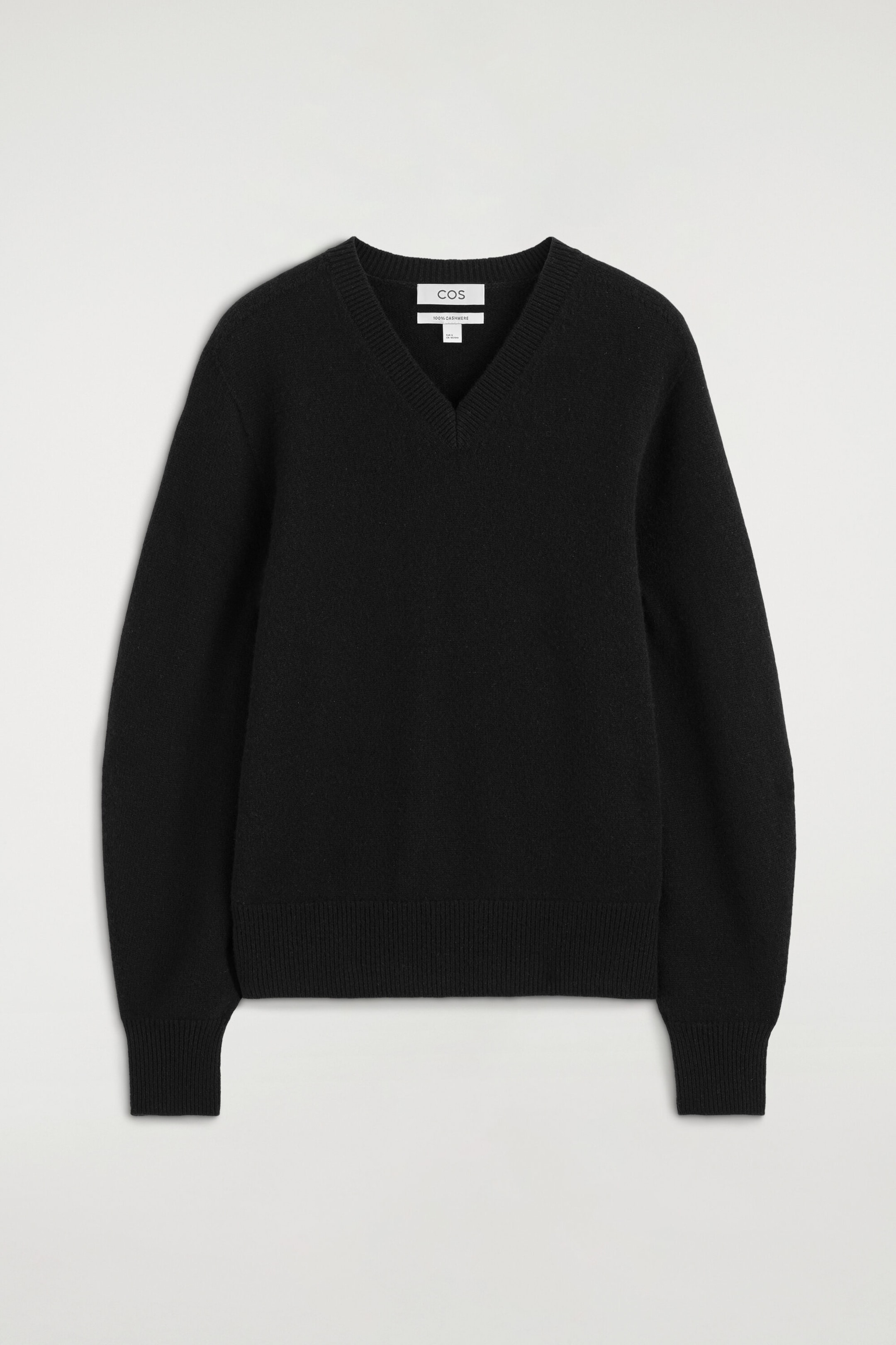 KASCHMIRPULLOVER MIT V-AUSSCHNITT