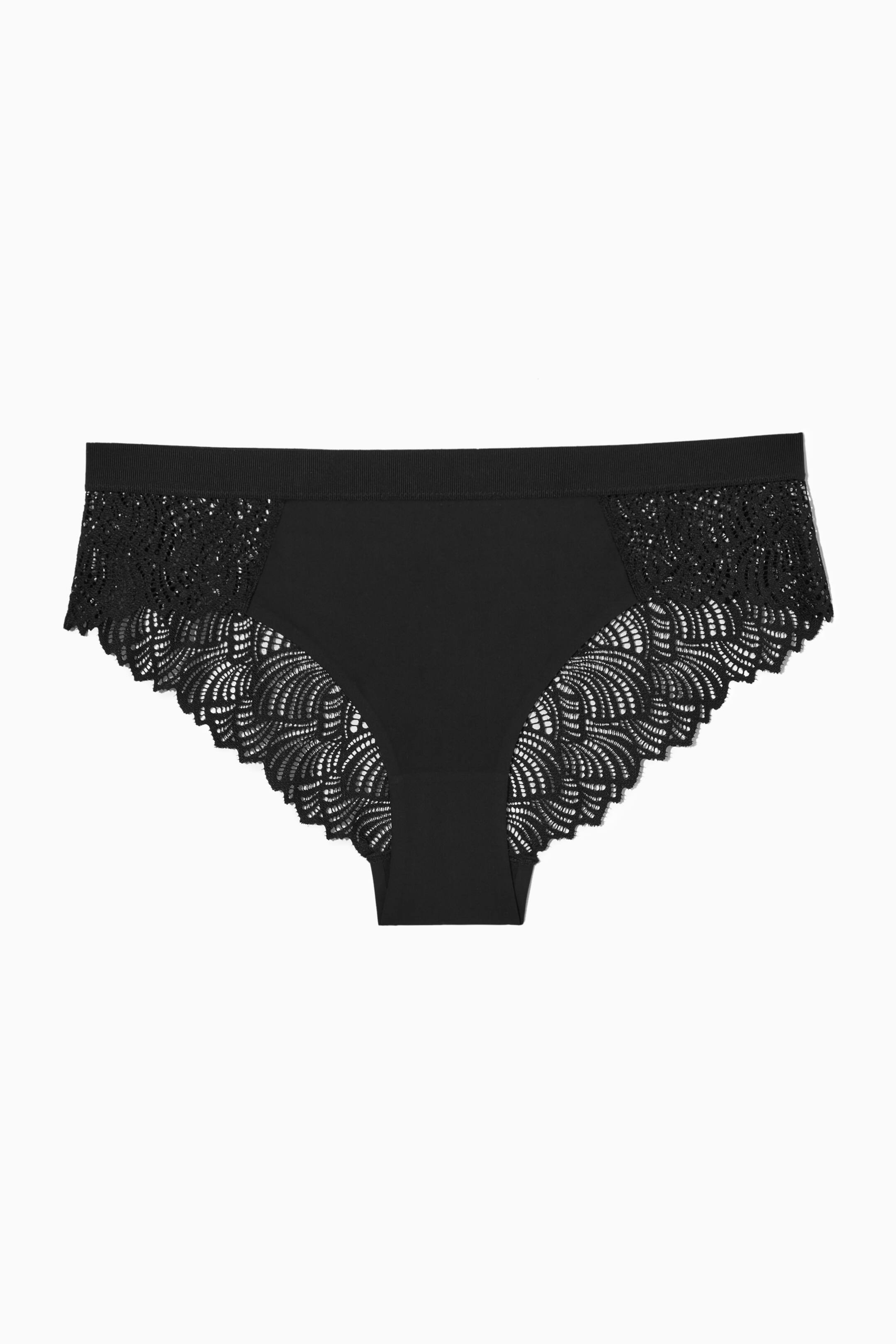 Grotere afbeelding bekijken: LACE BRIEFS - BLACK - DAMES | H&M NL 1