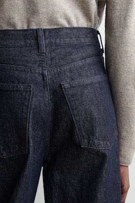 DIAL WIDE-LEG JEANS — DARK BLUE 5