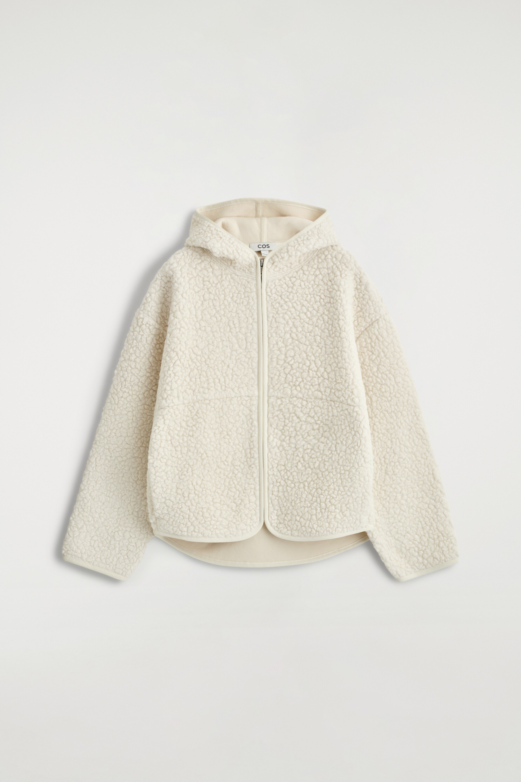 Agrandir l'image: VESTE TEDDY À CAPUCHE - CRÈME - FEMME | H&M BE 7