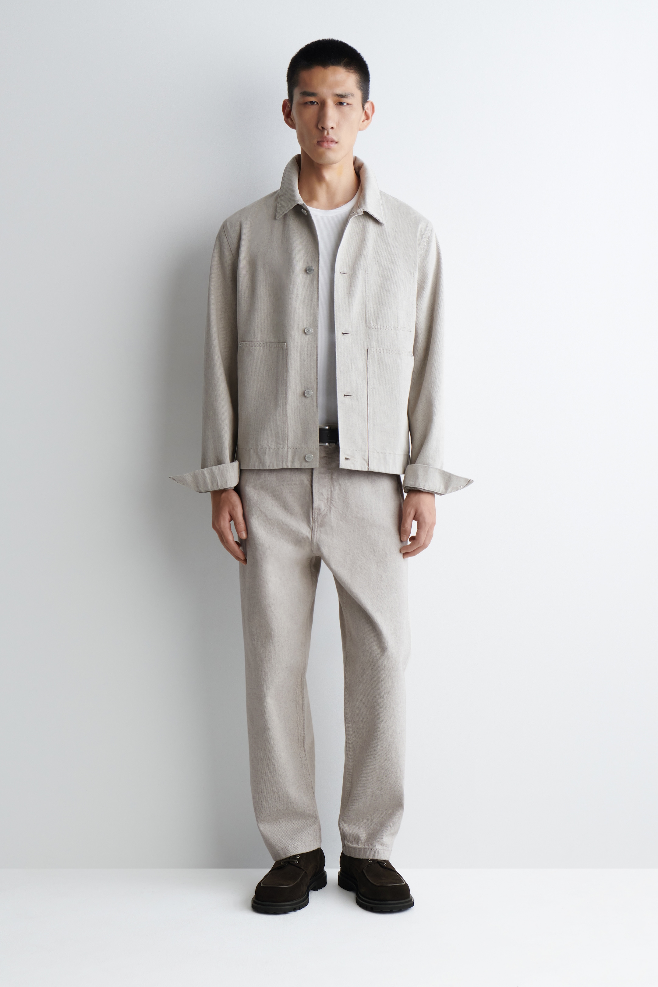 Ingrandisci l'immagine: CHUNKY SUEDE DERBY SHOES - DARK BROWN - UOMO | H&M CH 1