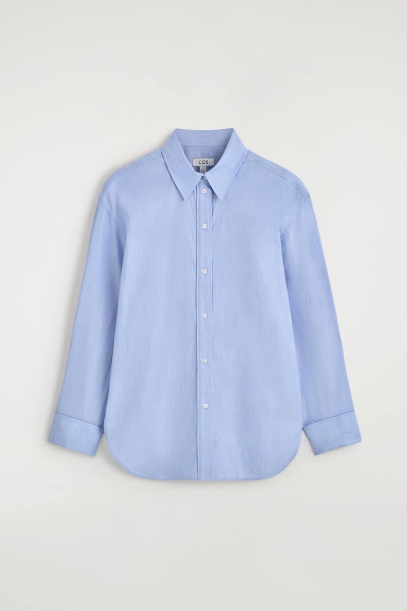 Folded-Cuff Cotton Shirt
