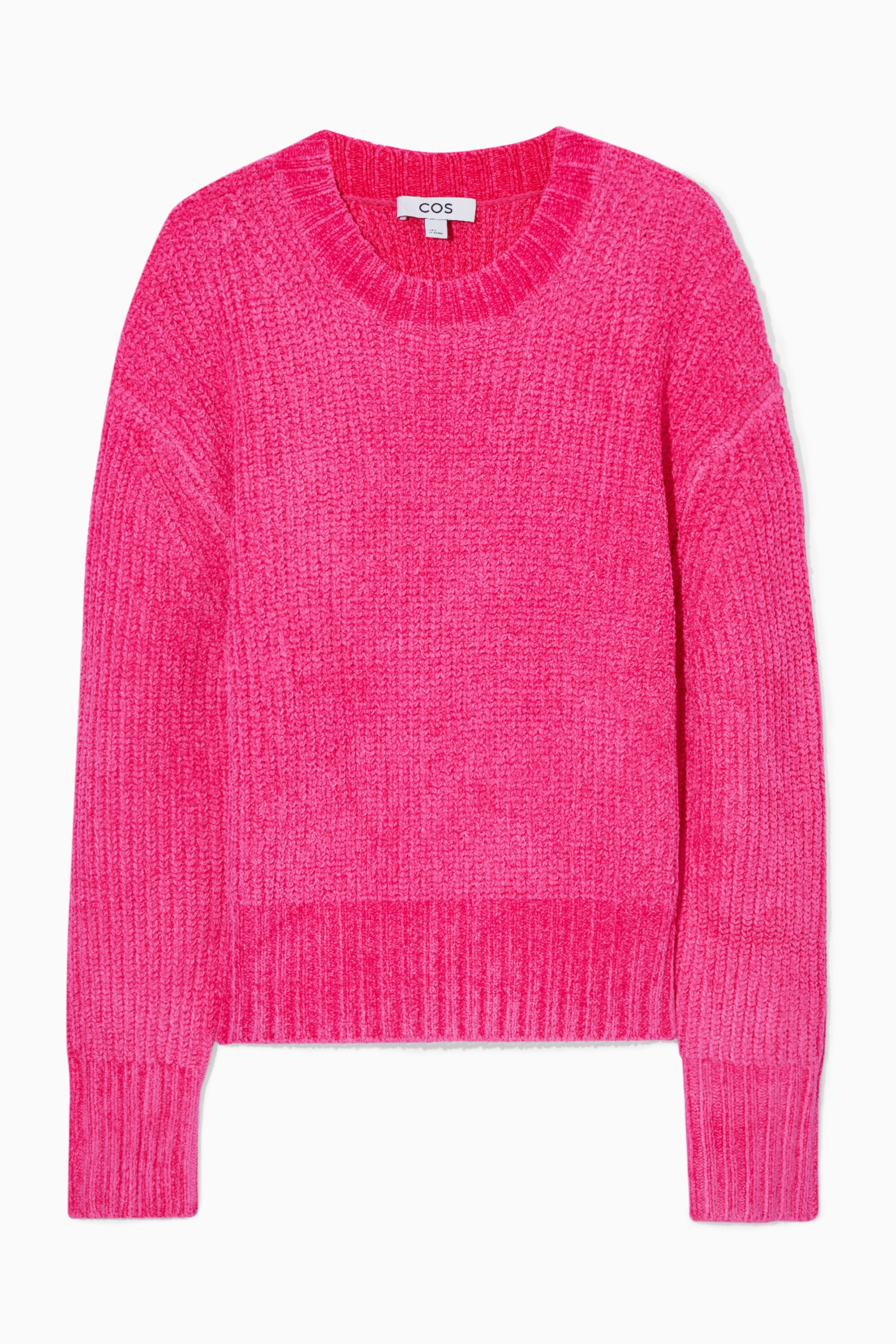 CHENILLE-KNIT JUMPER - BRIGHT PINK | COS