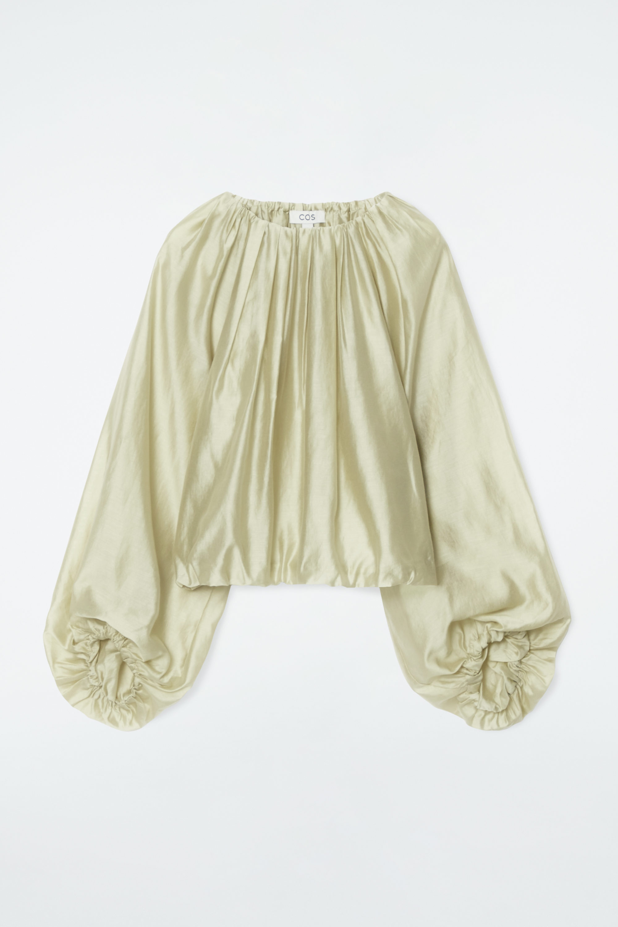 PARACHUTE BLOUSE - LIGHT GREEN | COS NL