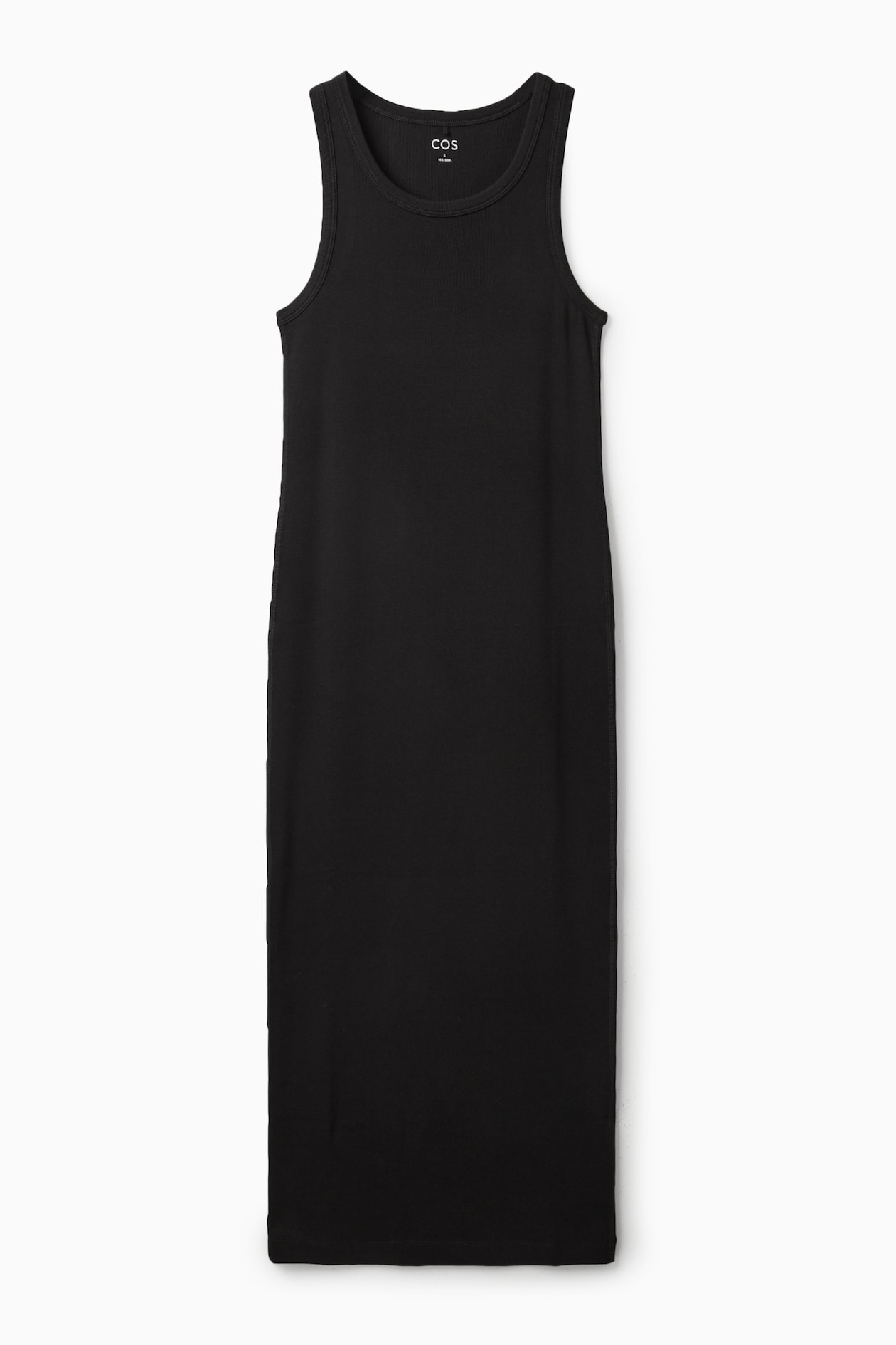 strapless open back dress Claire Knit Maxi Dress in Black – The Normal Brand main image 1