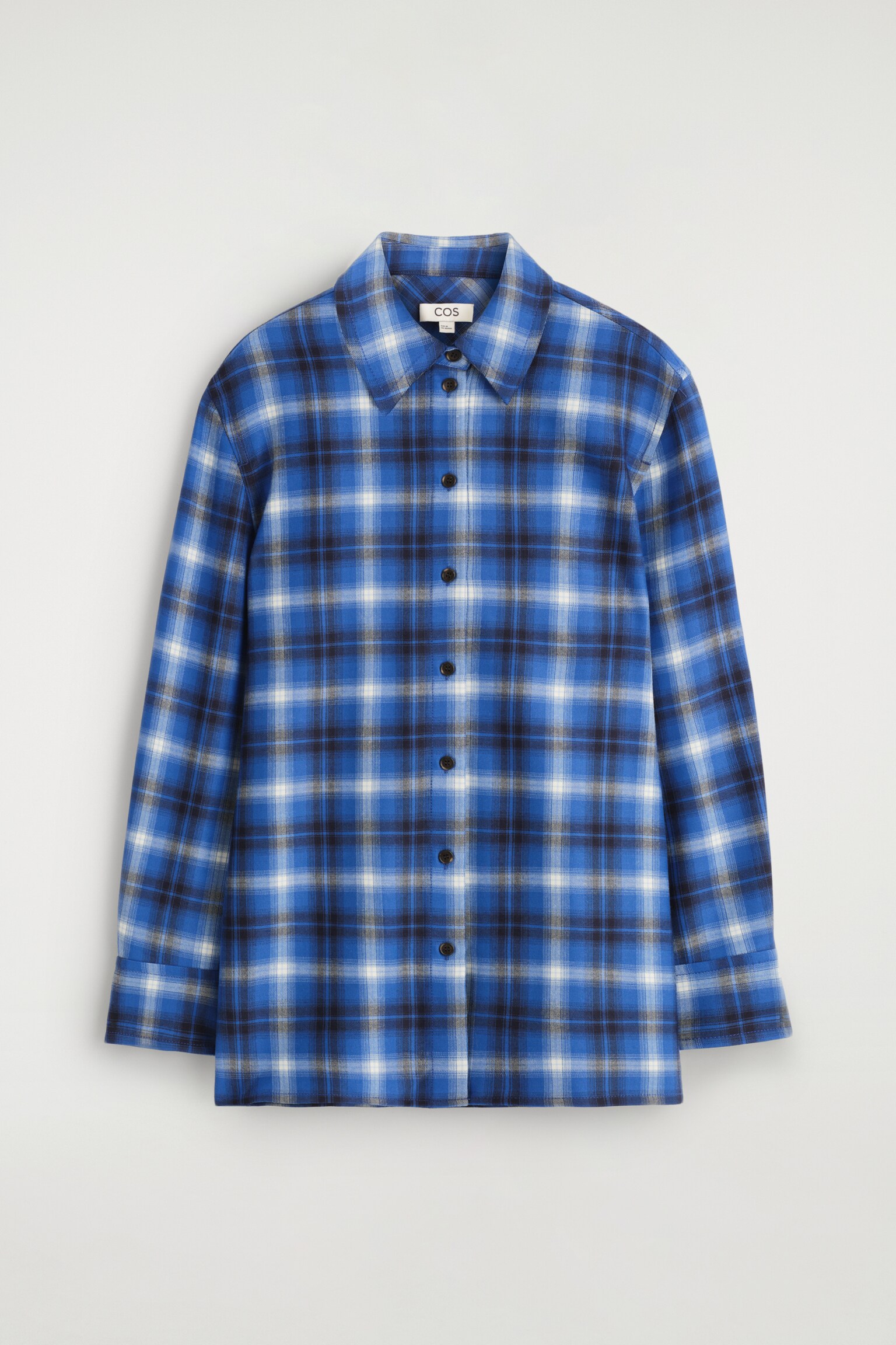 CAMISA DE FRANELA DE CUADROS - AZUL/CUADROS/BEIGE/CUADROS - 2