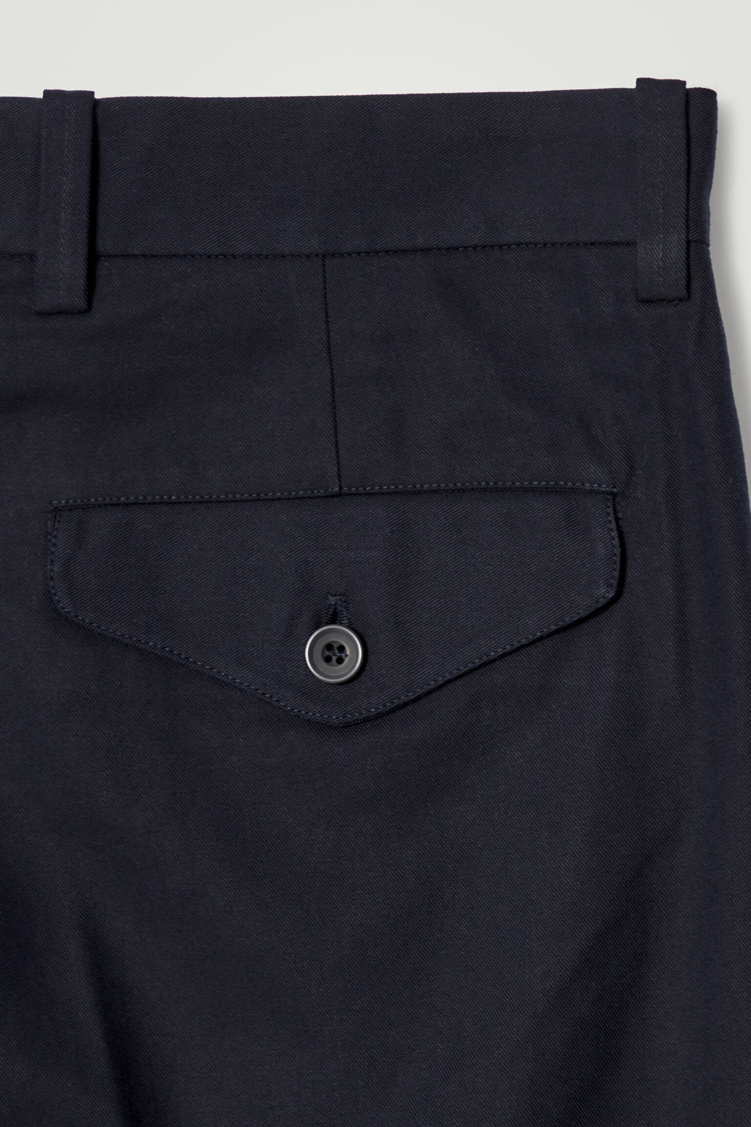 PANTALONES DE PINZAS DE ALGODÓN TAPERED FIT - AZUL MARINO/TOPO - 7