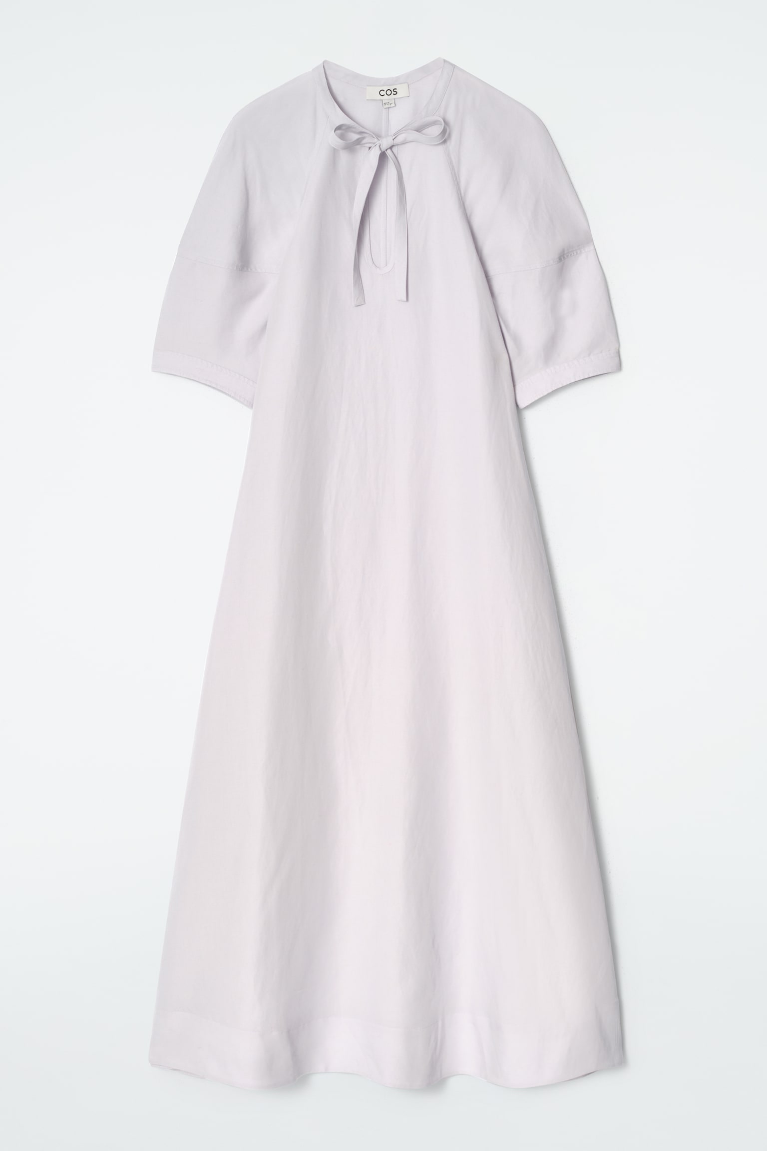 ROBE MIDI À DÉTAIL NOUÉ - LILAS - 2