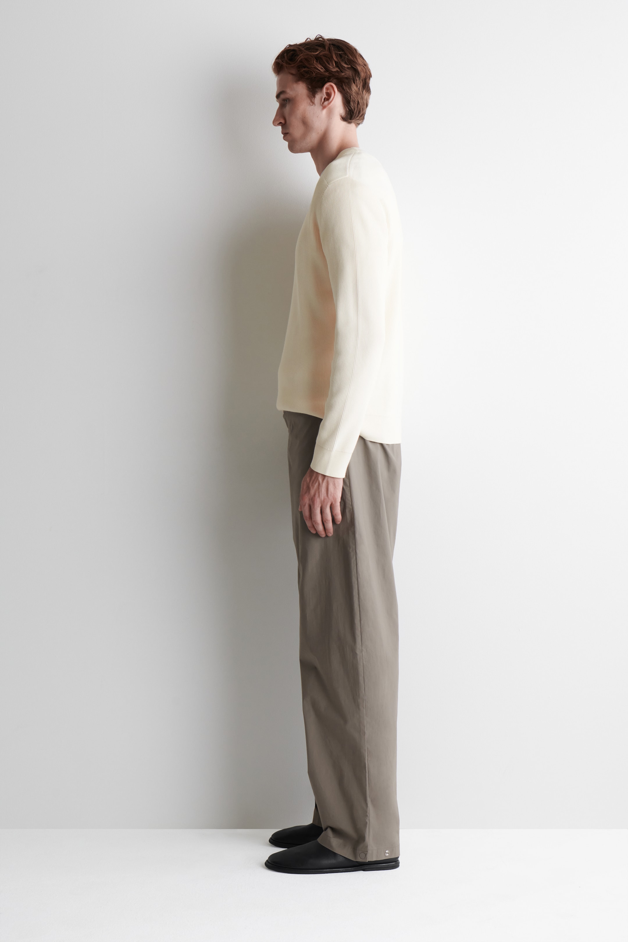 Grösseres Bild ansehen: PULLOVER AUS BAUMWOLLE MIT RUNDHALSAUSSCHNITT - CREMEWEISS - HERREN | H&M CH 5