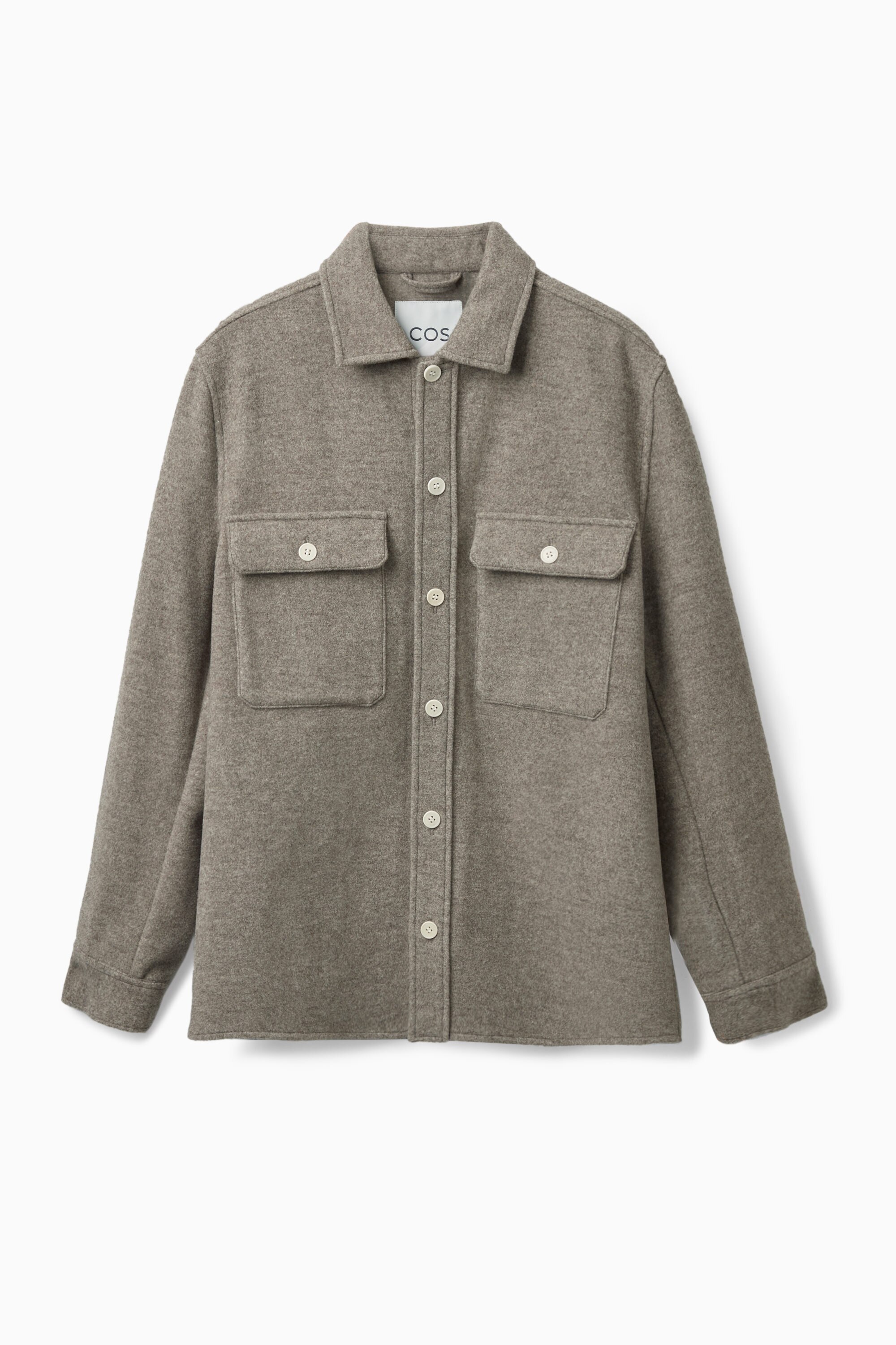 トップス DseconD Wool Overshirt Bouclé overshirt LENNON - Shop Online at BEIGE | BROWN