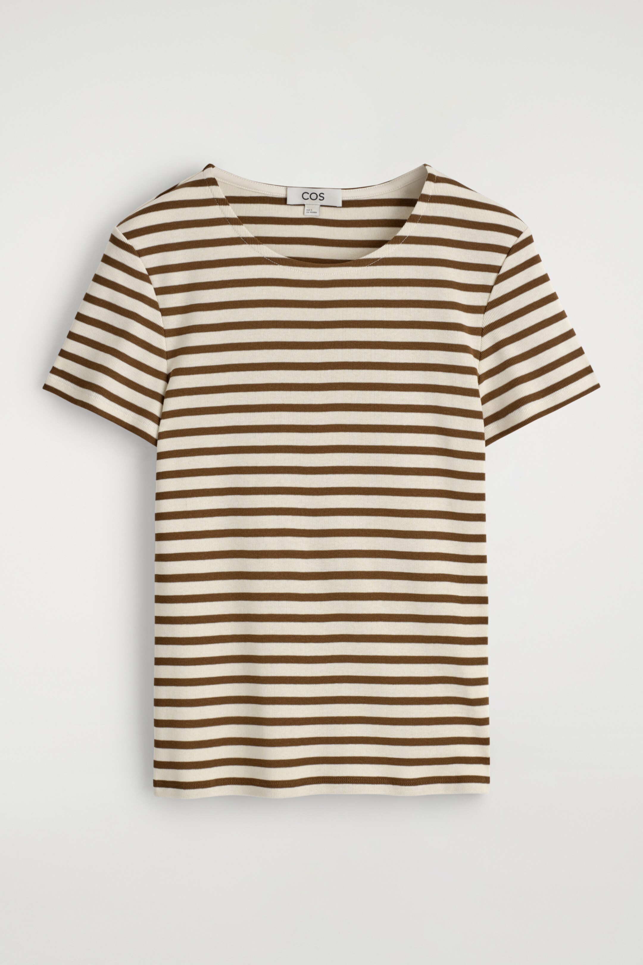 Προβολή μεγαλύτερης εικόνας: ΣΤΕΝΟ ΡΙΠ T-SHIRT - ΛΕΥΚΟ / ΡΙΓΕ - Ladies | H&M GR 5