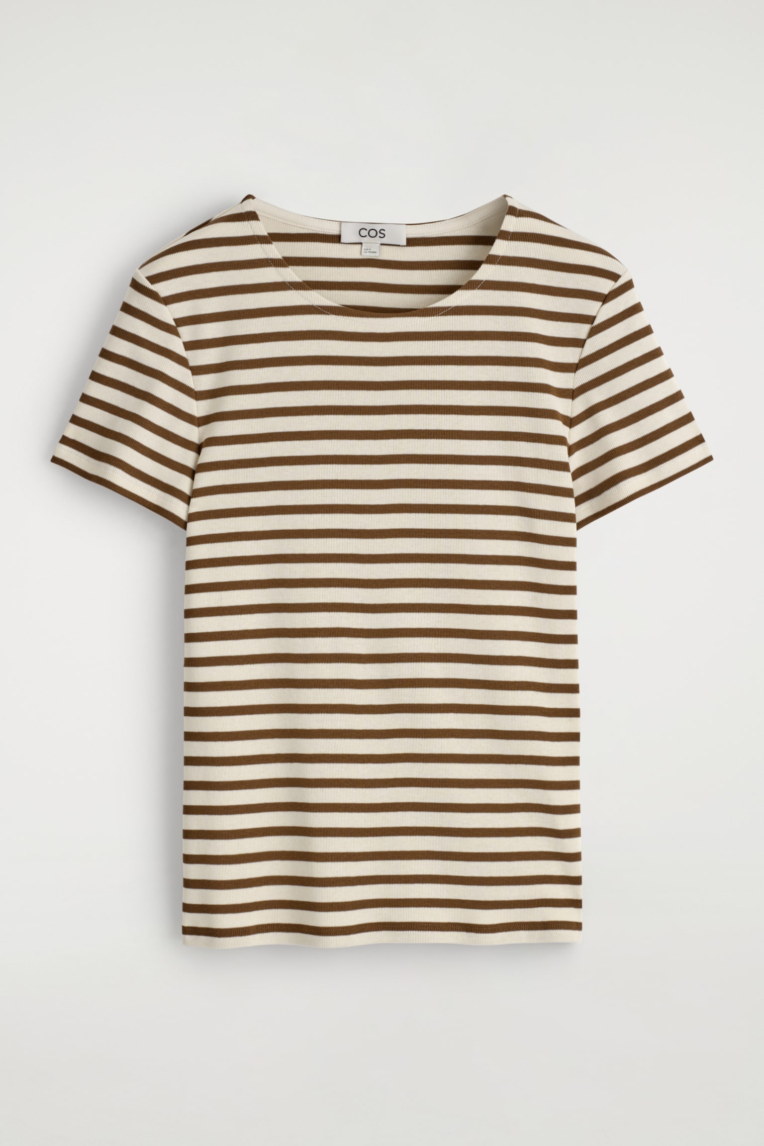 CAMISETA ENCOGIDA DE CANALÉ SLIM FIT - BLANCO/RAYAS/GRIS/RAYAS - 2