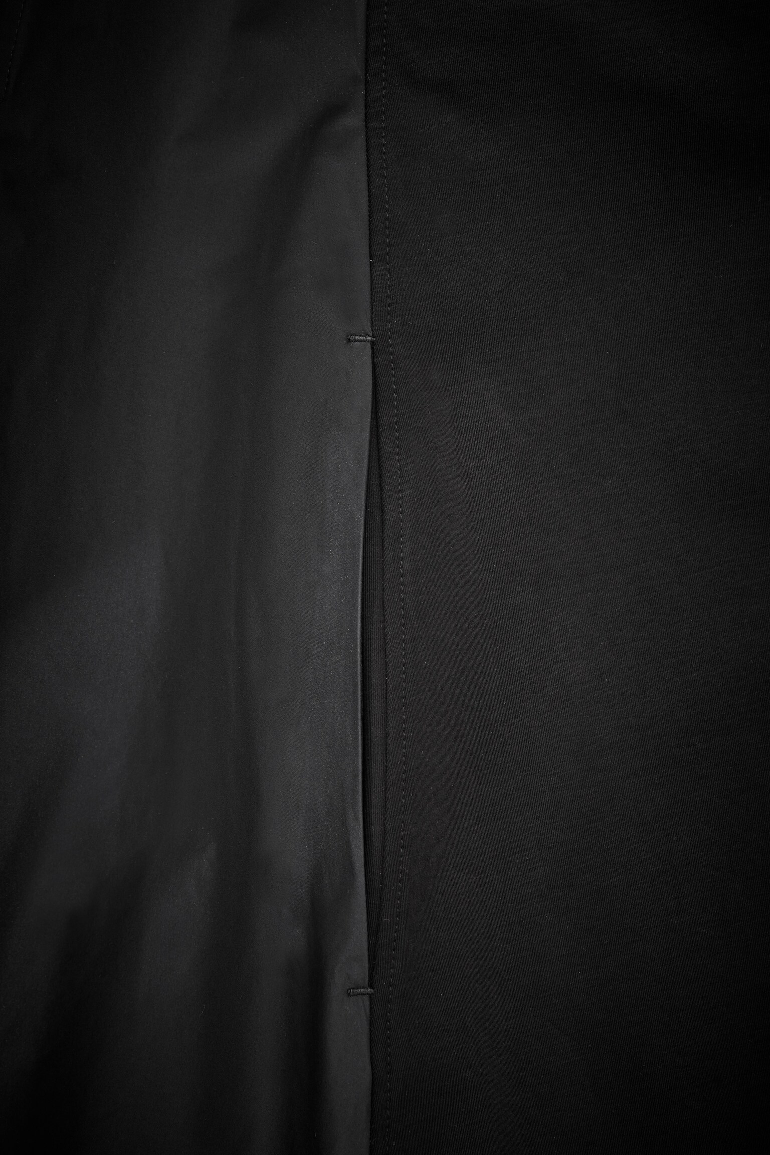 CONTRAST-PANEL MINI DRESS - BLACK - 3
