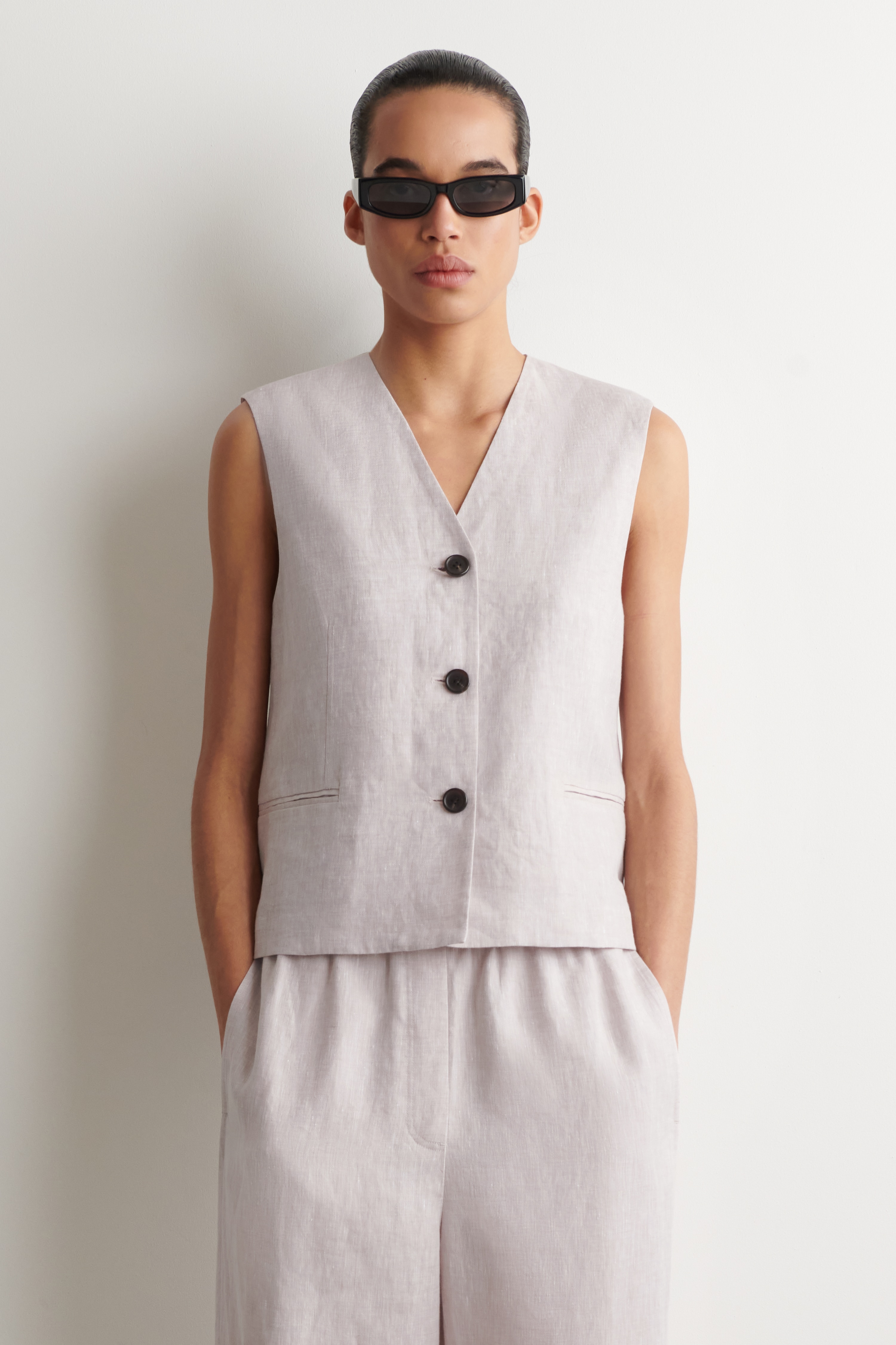 LINEN WAISTCOAT