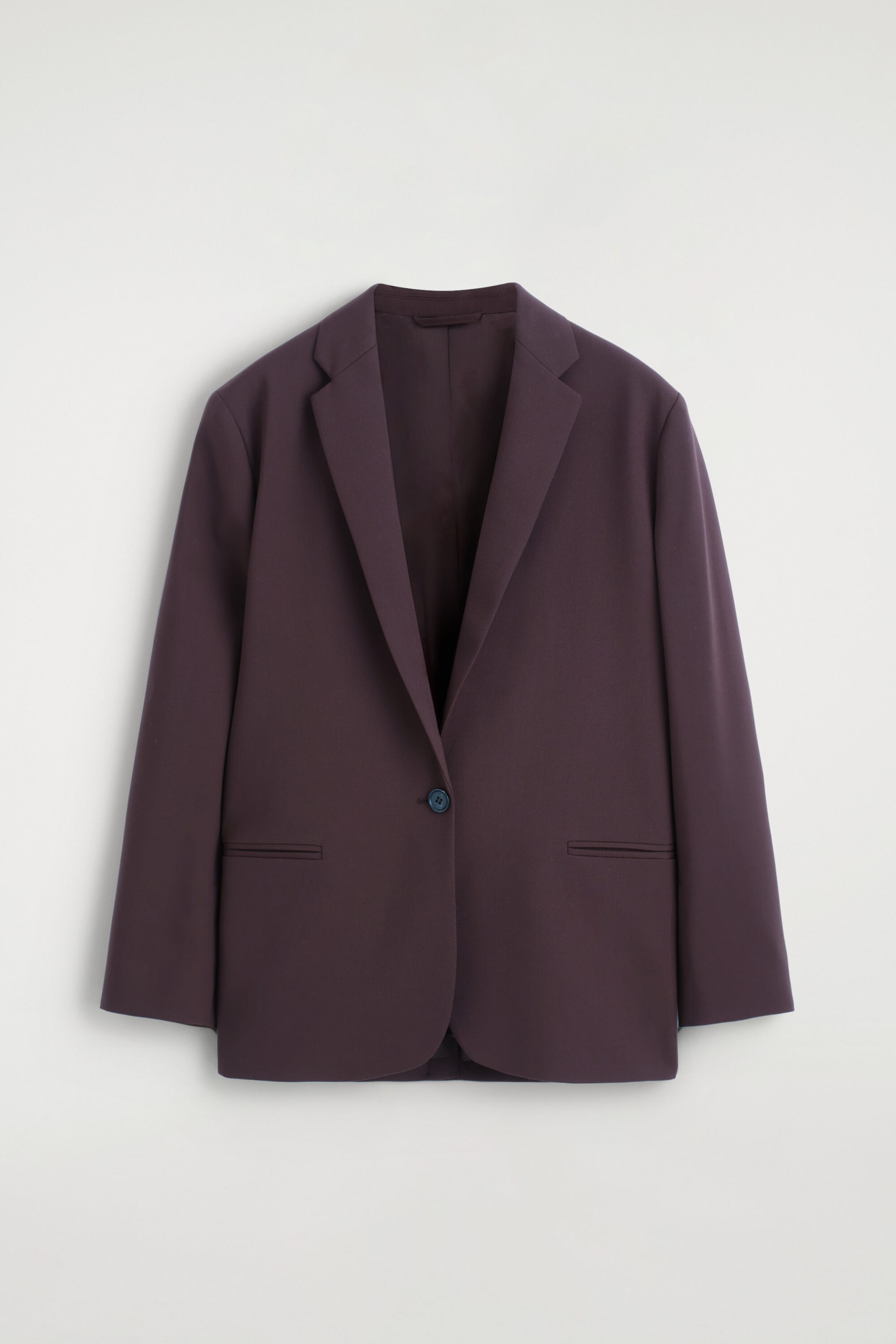 TWILL SINGLE-BREASTED BLAZER