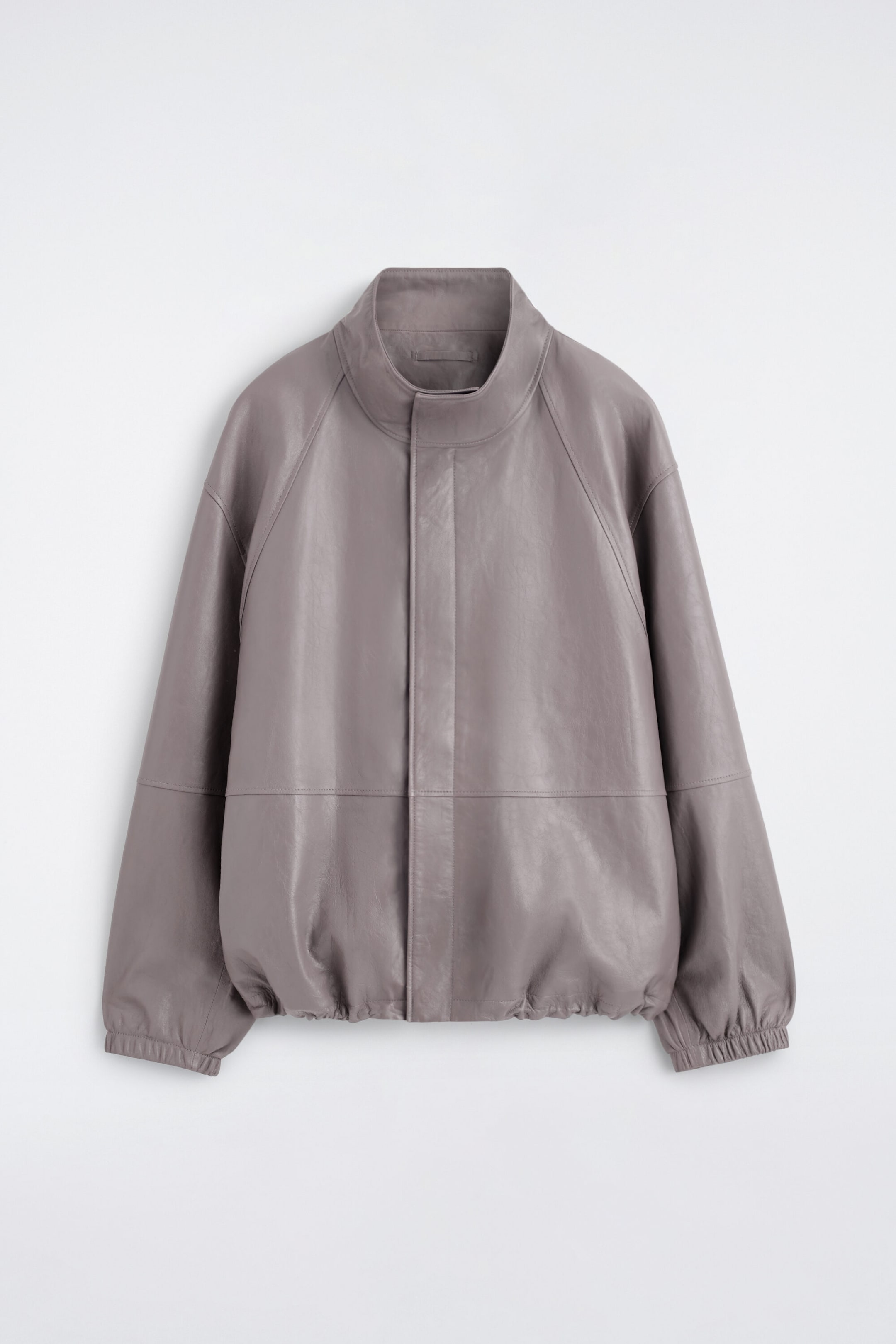 LEATHER BLOUSON JACKET