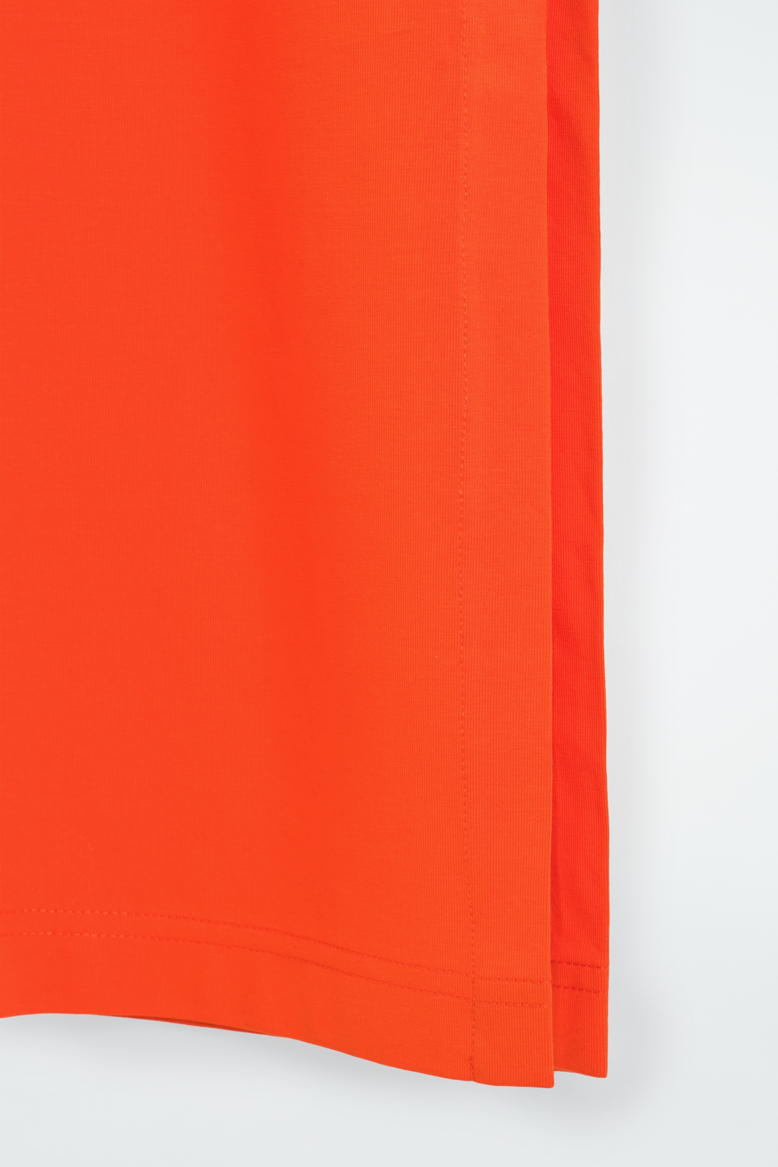 VESTIDO-CAMISETA MIDI DE ALGODÓN - NARANJA/NEGRO/MARRÓN / BLANCO / RAYAS - 3