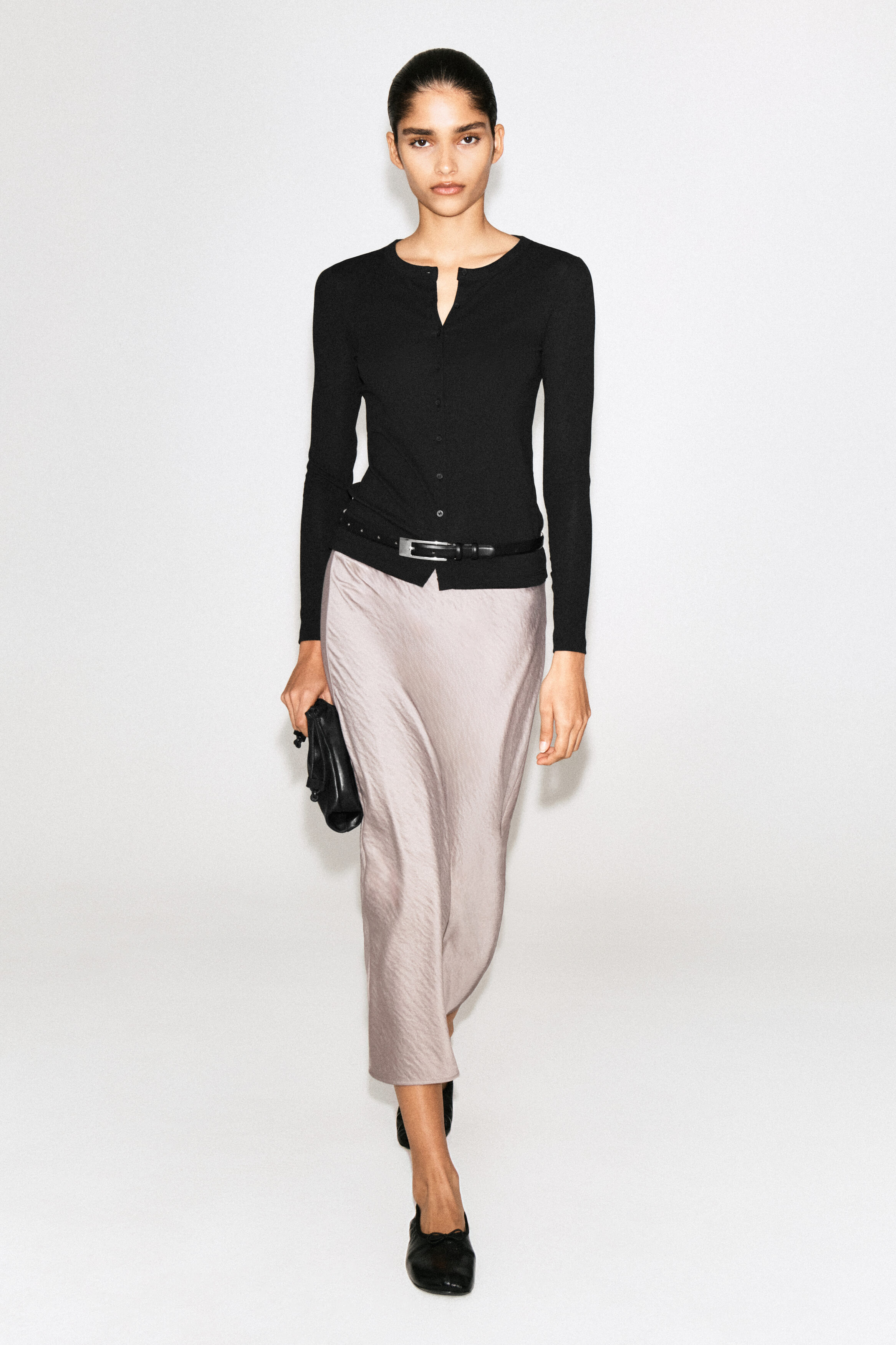 JERSEY CARDIGAN TOP - thumbnail 3