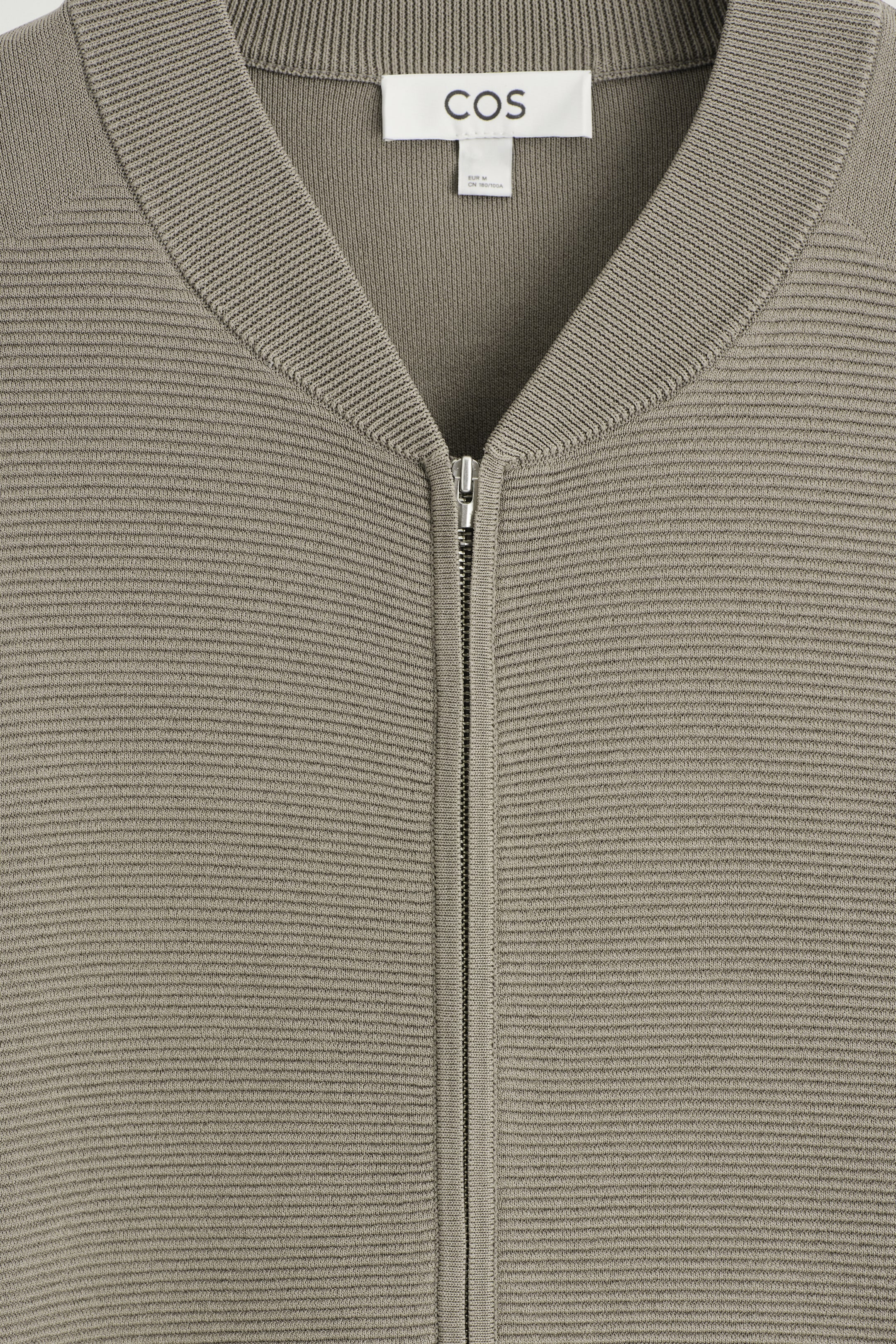 Agrandir l'image: BLOUSON EN MAILLE TEXTURÉE - CHAMPIGNON - HOMME | H&M BE 7