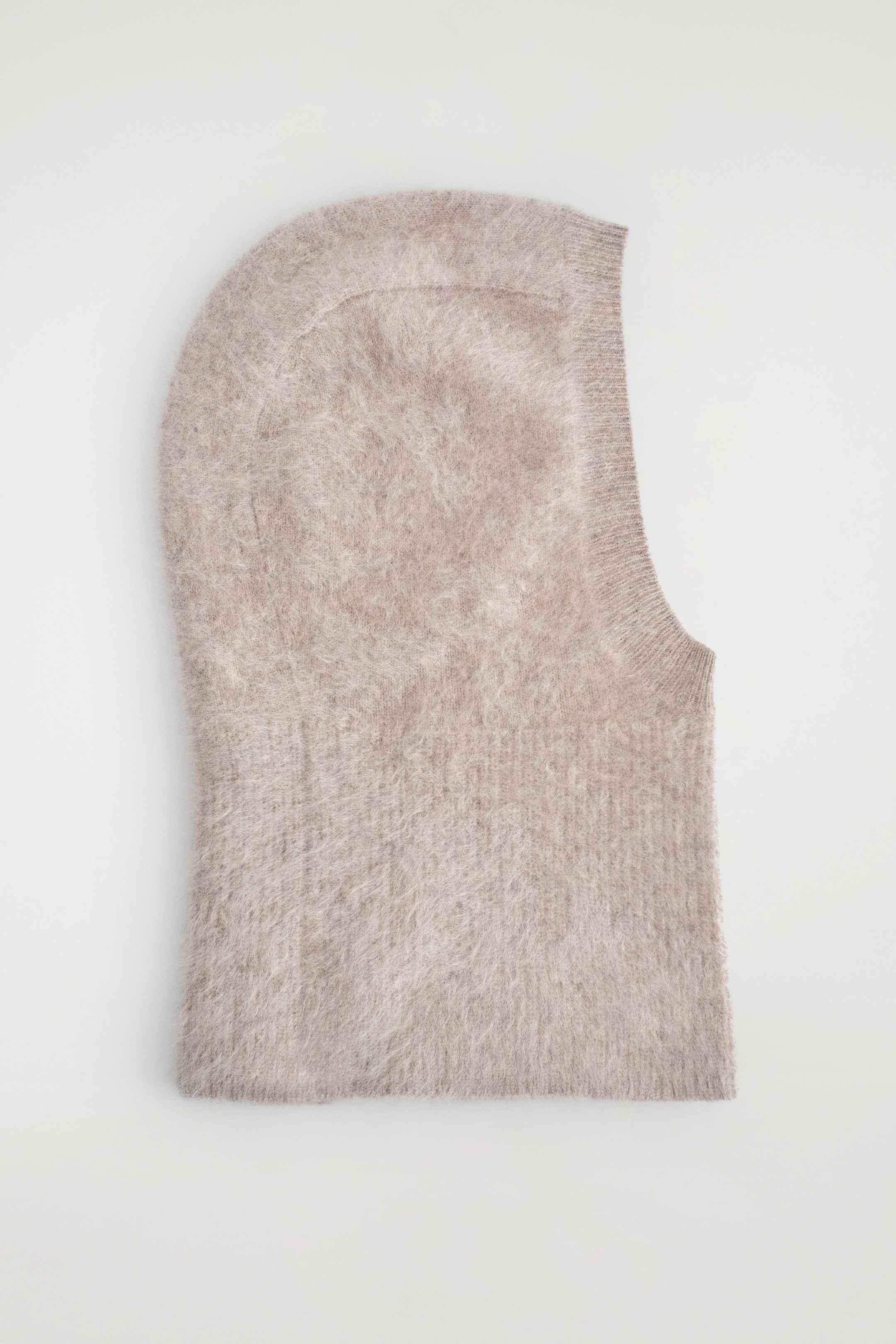 BRUSHED-CASHMERE HOOD