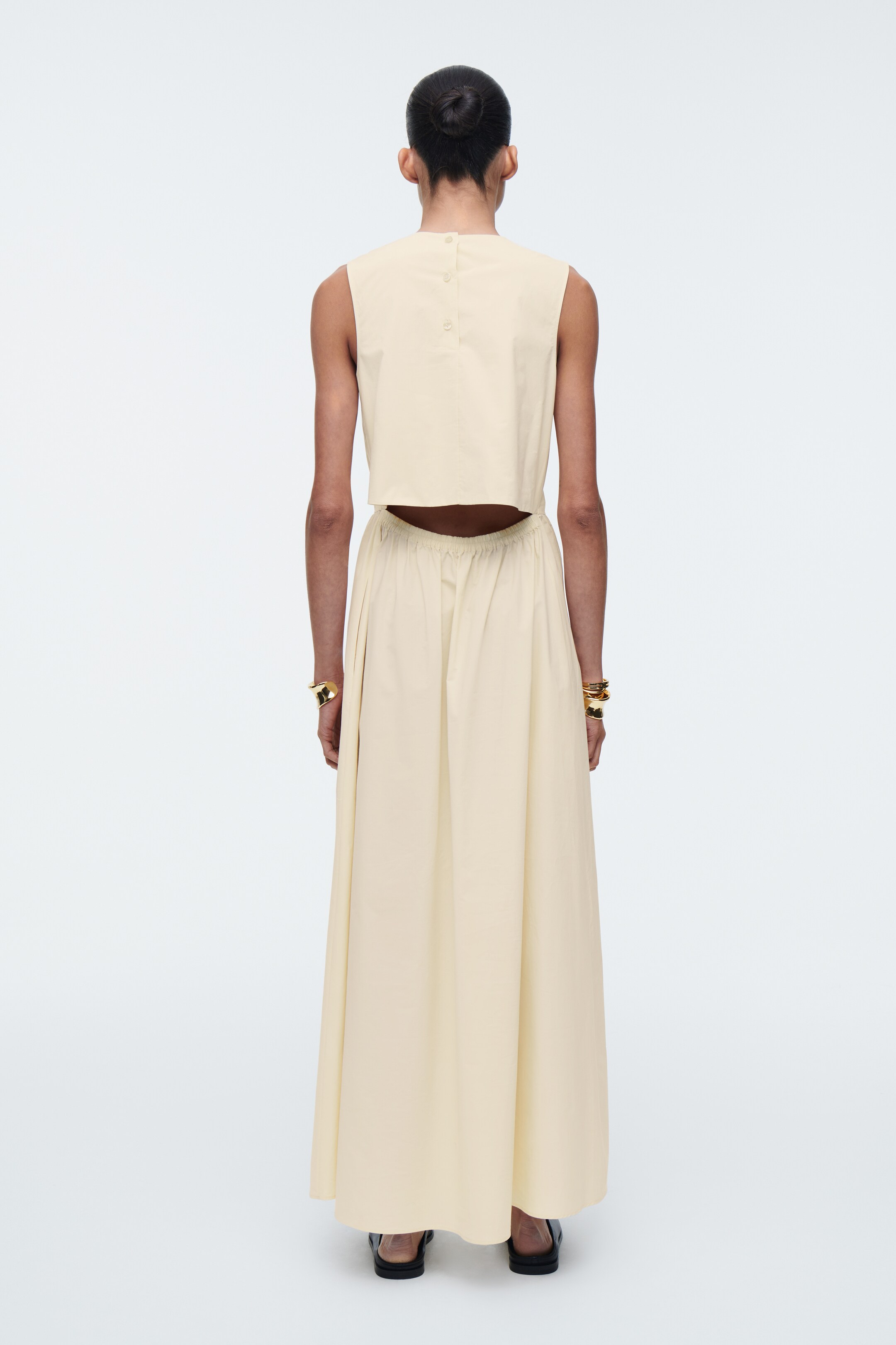 Vezi imaginea mai mare: ROCHIE MAXI DIN BUMBAC CU SPATELE DECUPAT - ZER - FEMEI | H&M RO 4