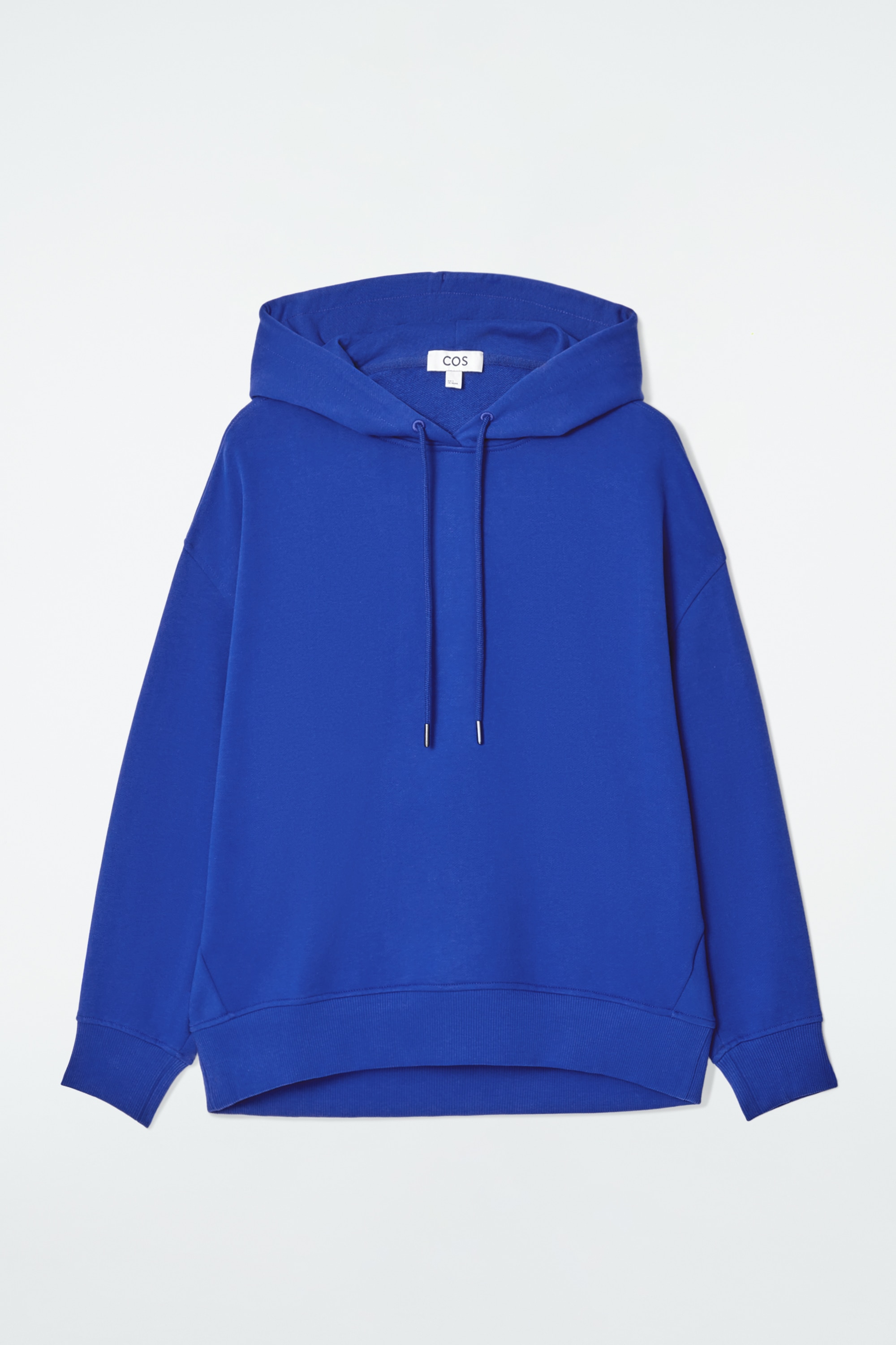 OVERSIZED JERSEY MIKINA - KOBALTOVĚ MODRÁ/ČERNÁ