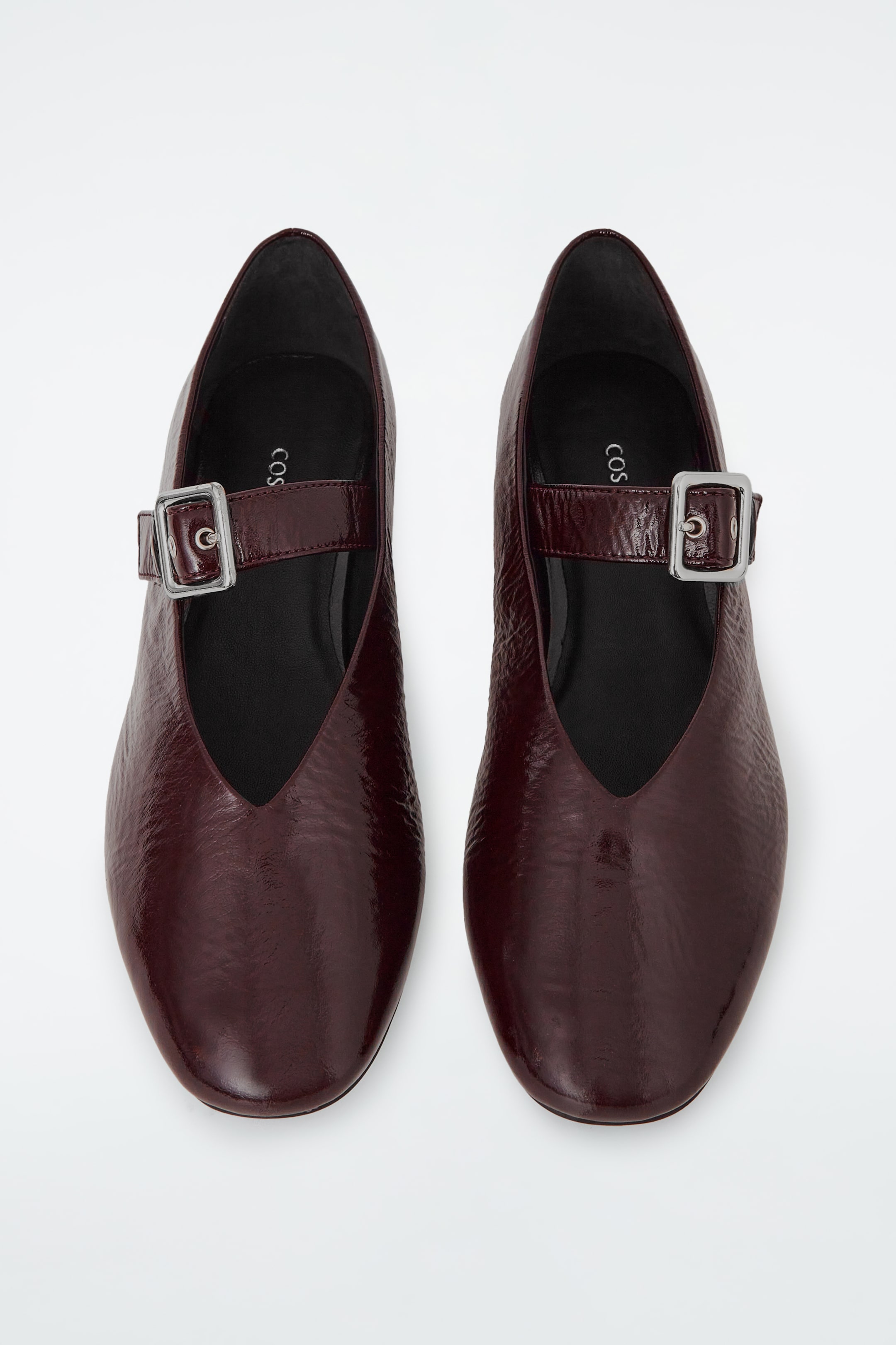 Zobacz większy obraz: BUCKLED BALLET FLATS - BORDOWY - ONA | H&M PL 2