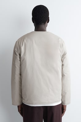 REVERSIBLE QUILTED JACKET — LIGHT GREY 3