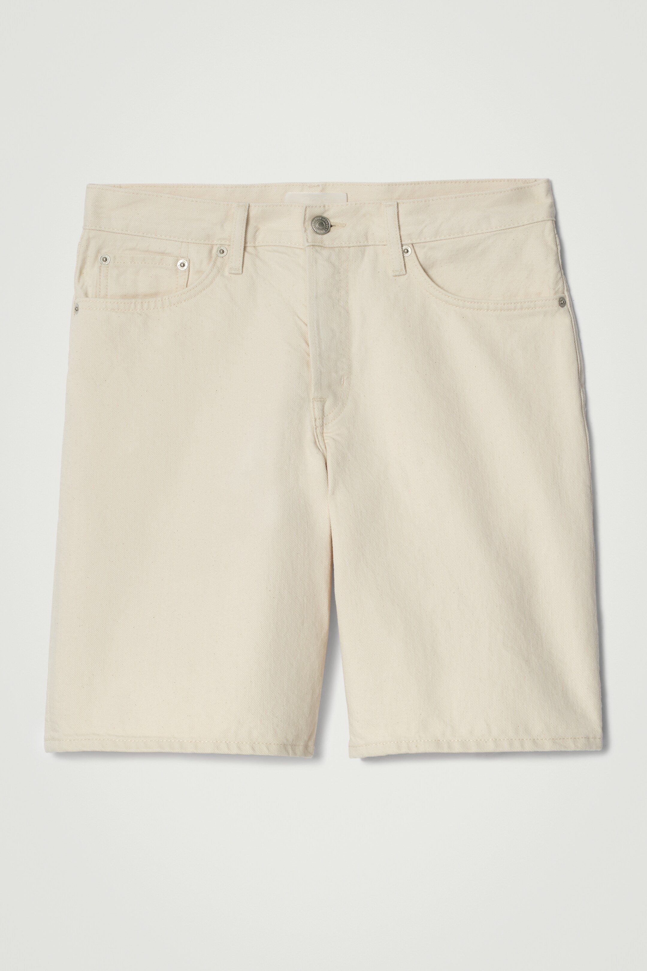 Vezi imaginea mai mare: PANTALONI SCURȚI DIN DENIM - ECRU - BĂRBAŢI | H&M RO 5