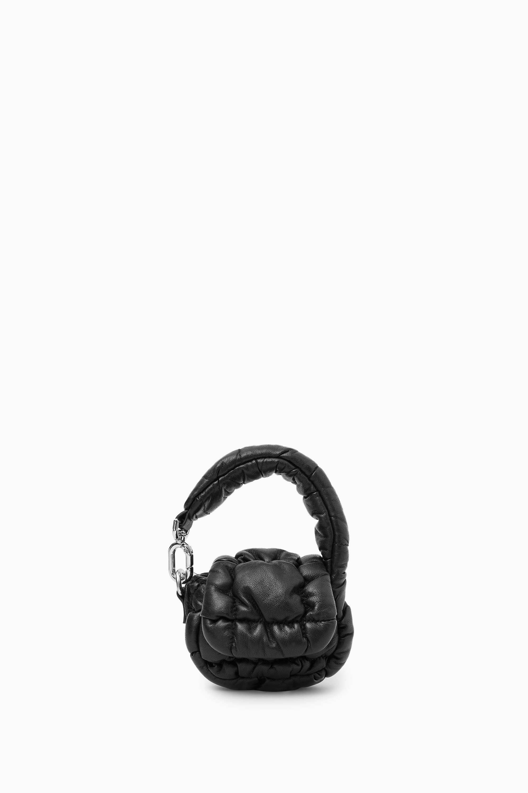 QUILTED NANO BAG - LEATHER - BLACK | COS