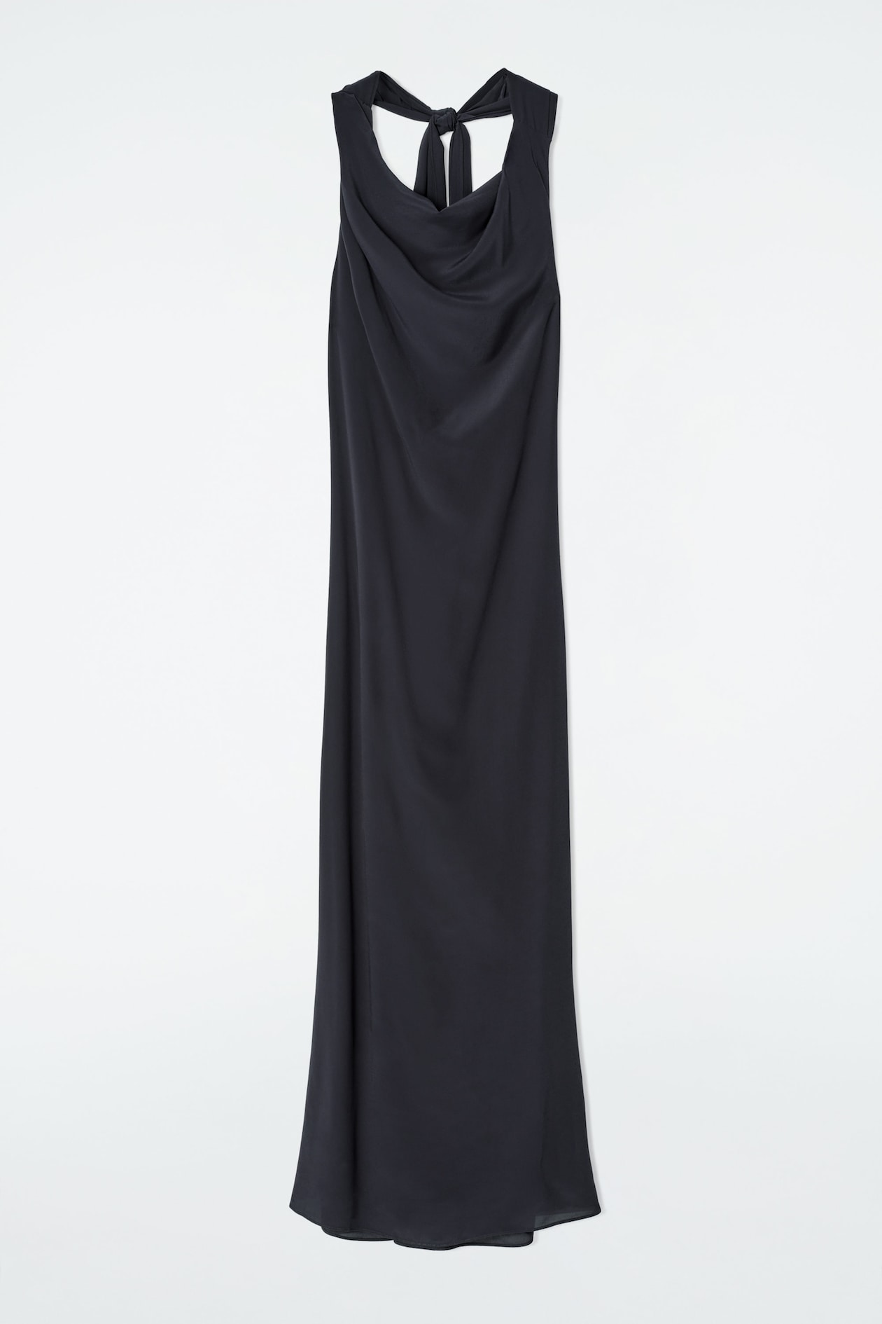 knee length dresses for ladies COS Gathered Halter Neck – Continuiti main image 0