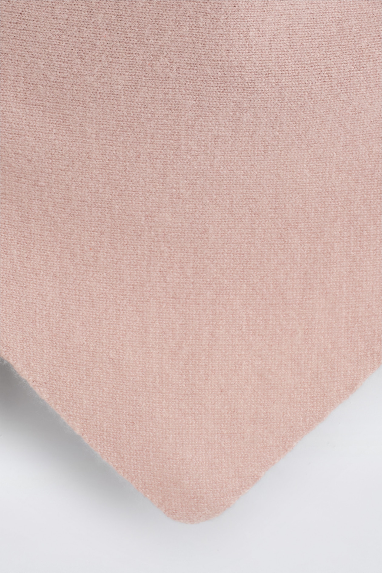 PURE CASHMERE TRIANGLE SCARF — PINK
