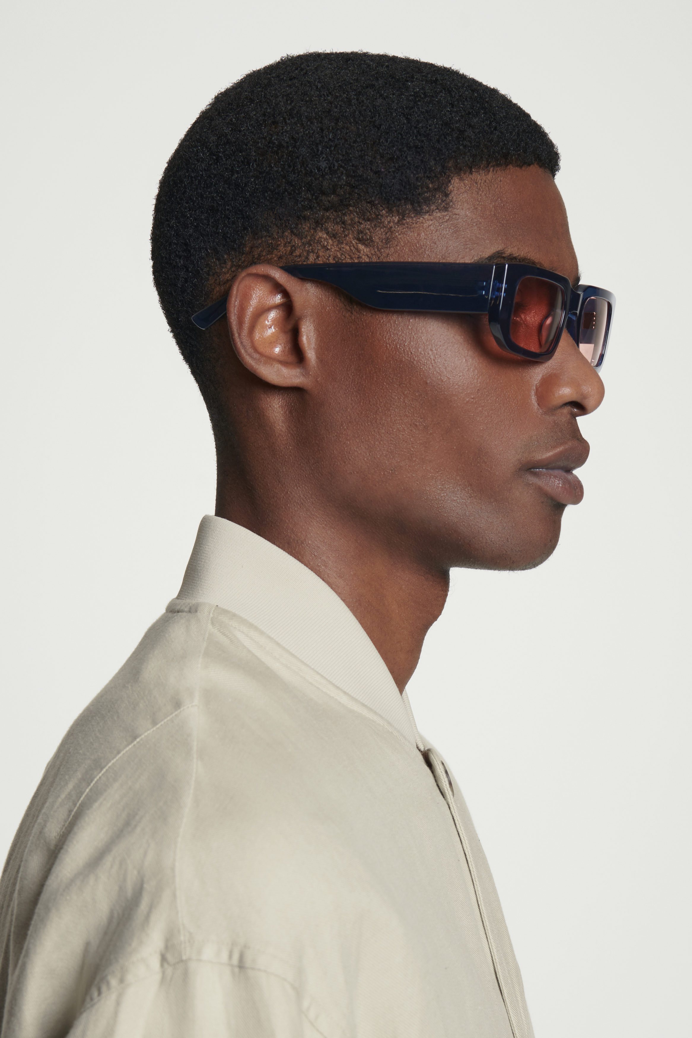 RECTANGLE-FRAME SUNGLASSES - BLUE / PINK | COS