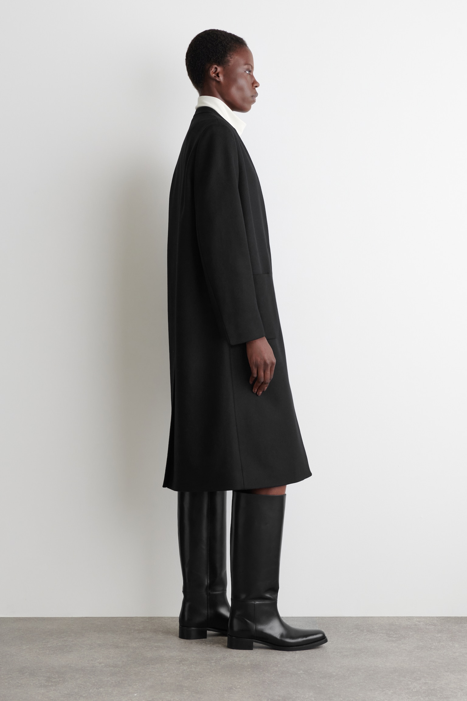 BOTTES HAUTES EN CUIR - NOIR - 5