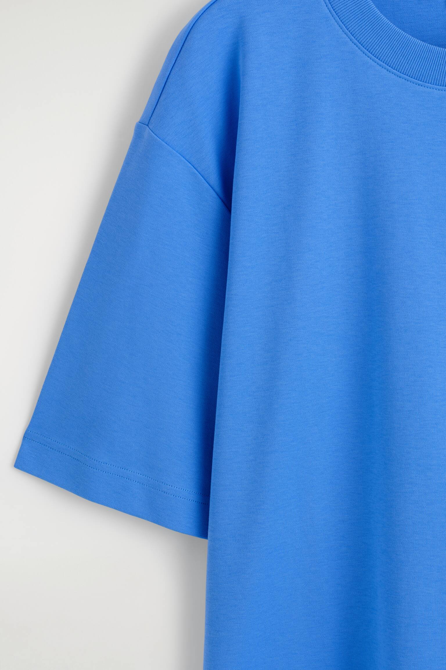 OVERSIZED T-SHIRT - BLUE/אפור מלנג'/PINK/שחור - 3