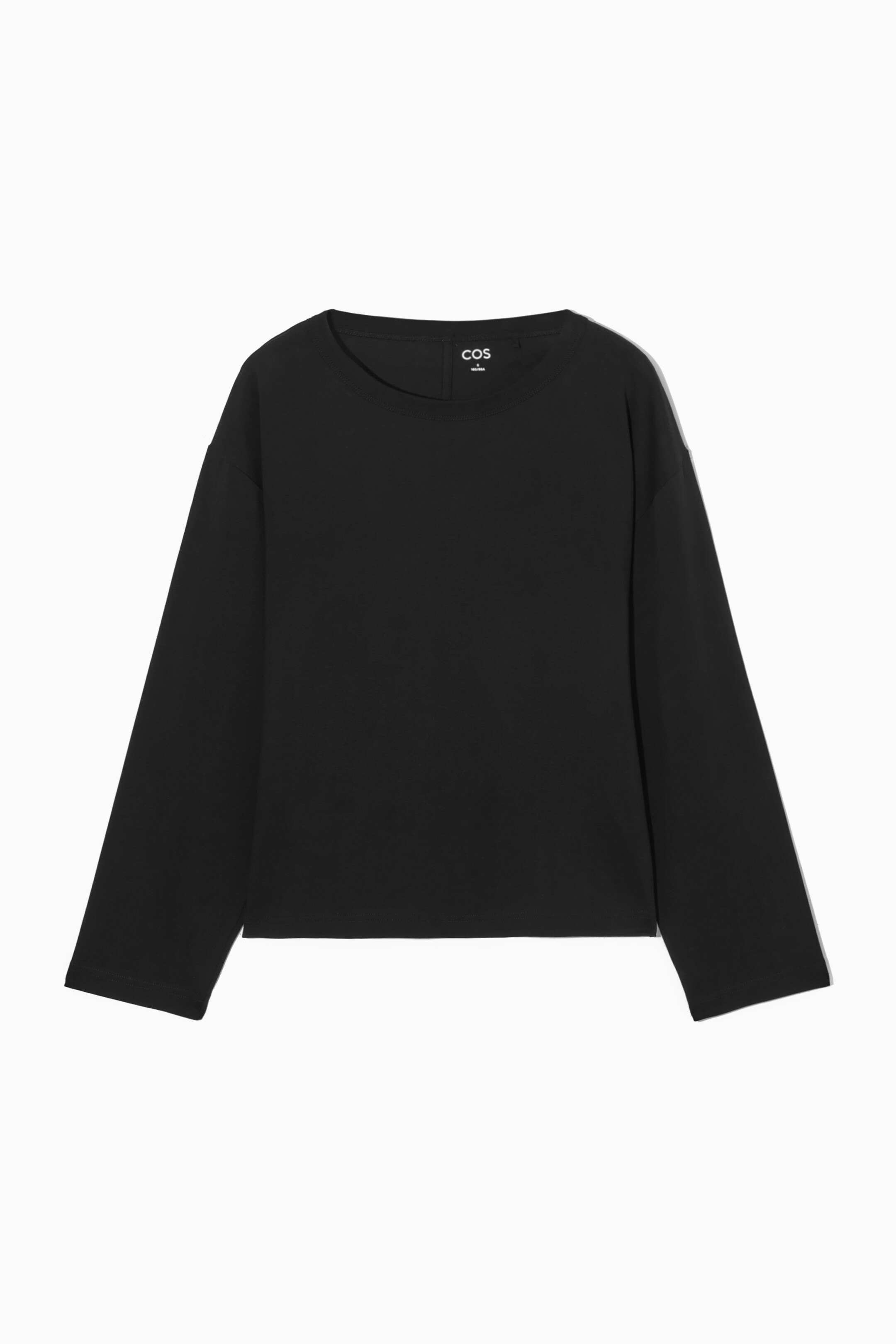 View larger image: RELAXED BOXY LONG-SLEEVED T-SHIRT - BLACK - Ladies | H&M GB 1