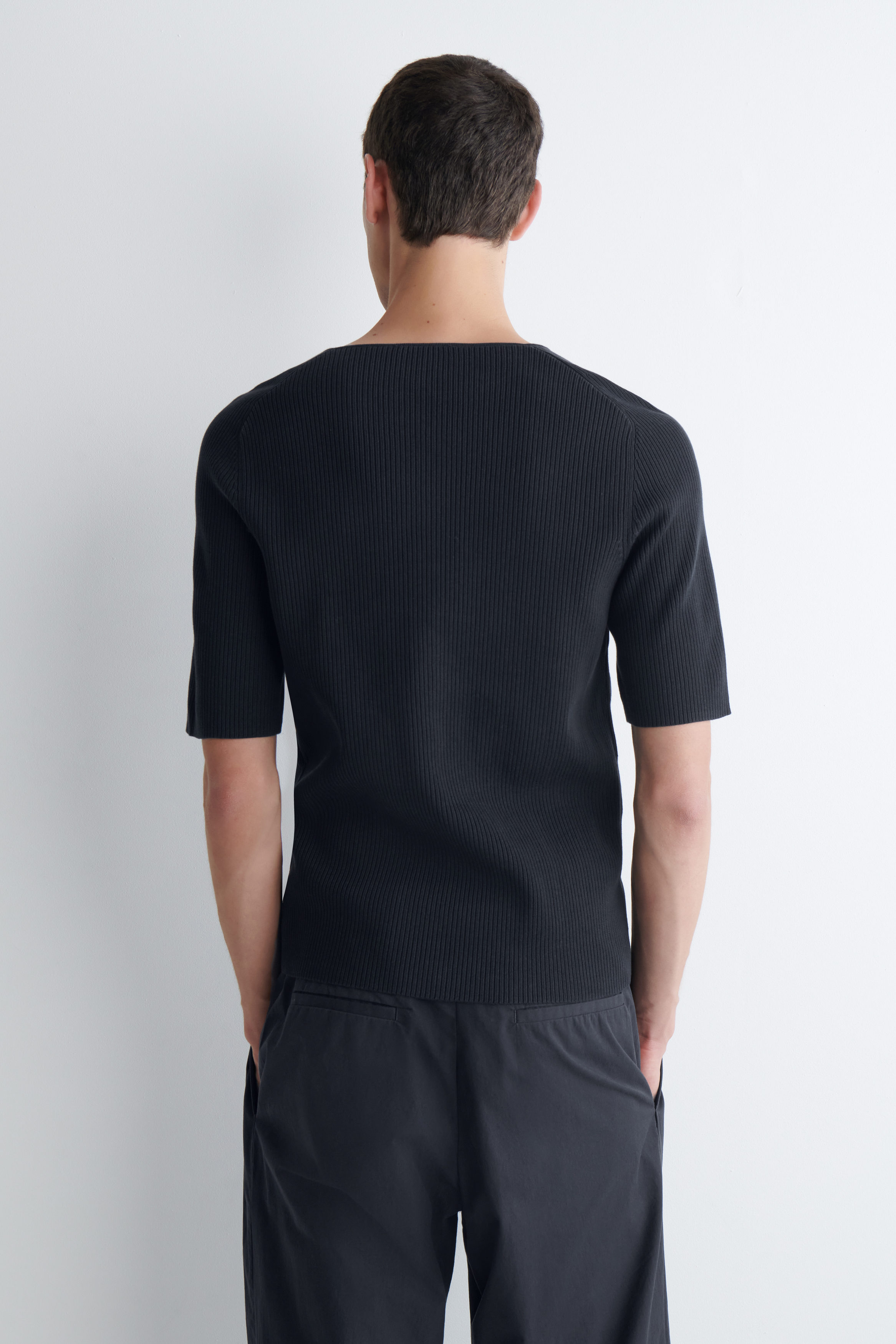 【PATOU】 Ribbed-knit T-shirt 22839131_52894377_600.jpg