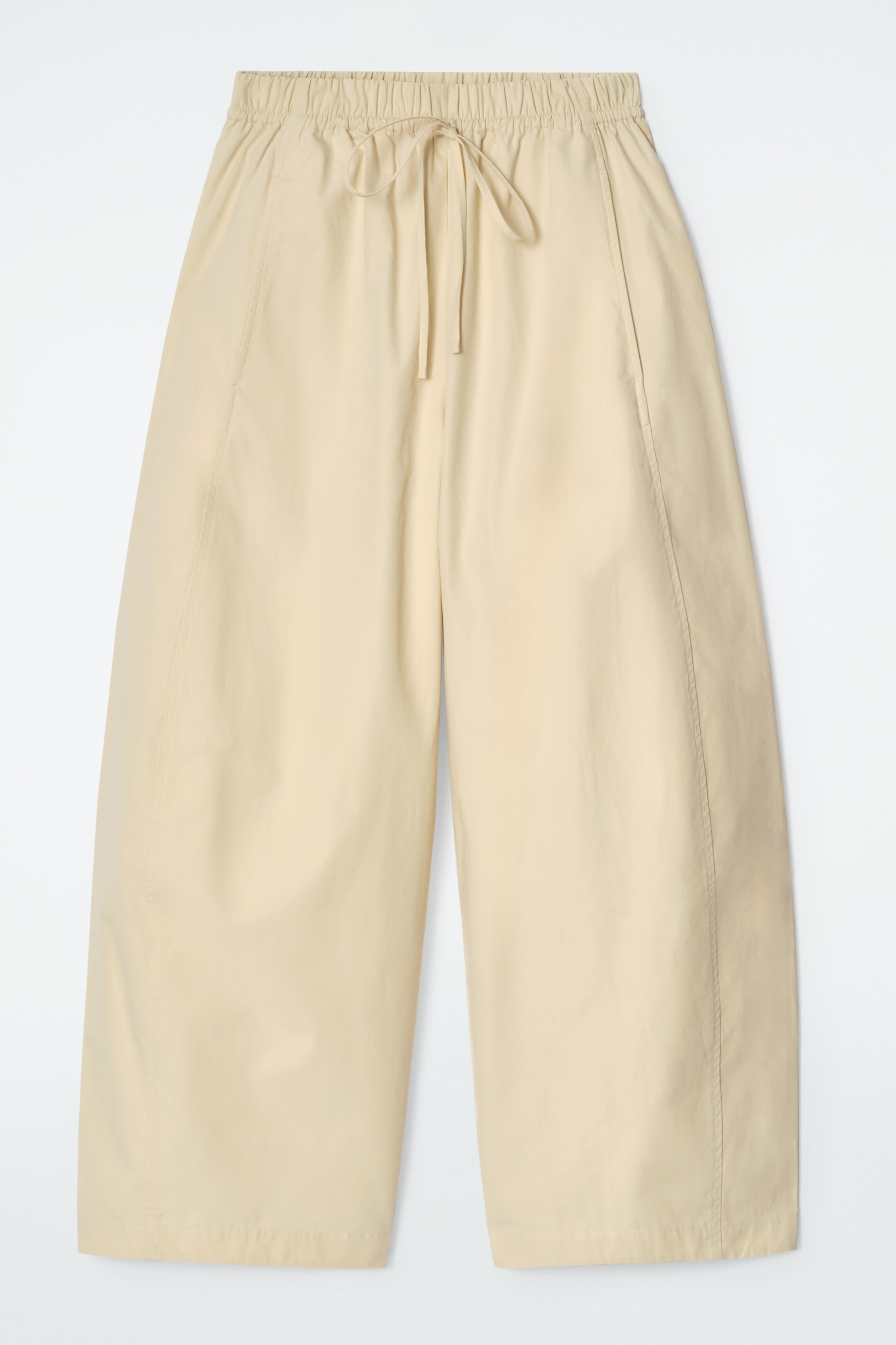 Visualizza immagine più grande: PANTALONI ELASTICIZZATI CON TAGLIO BARREL LEG - BEIGE CHIARO - DONNA | H&M IT 5