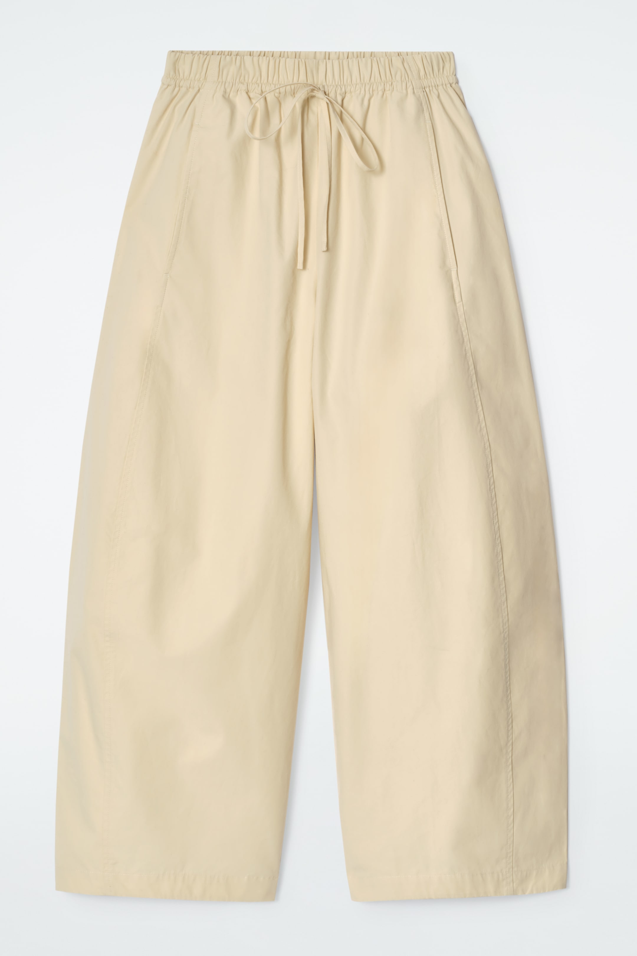 Visa större bild: VIDA BYXOR MED RESÅR I MIDJAN - LJUSBEIGE - DAM | H&M SE 5